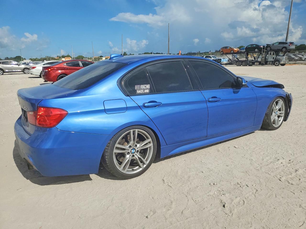 2013 Bmw 335 I Blue vin: WBA3A9C5XDF477489