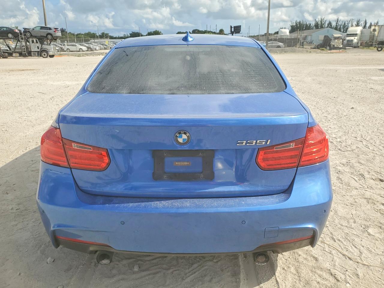 2013 Bmw 335 I Blue vin: WBA3A9C5XDF477489