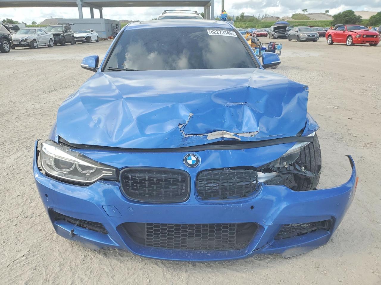 2013 Bmw 335 I Blue vin: WBA3A9C5XDF477489