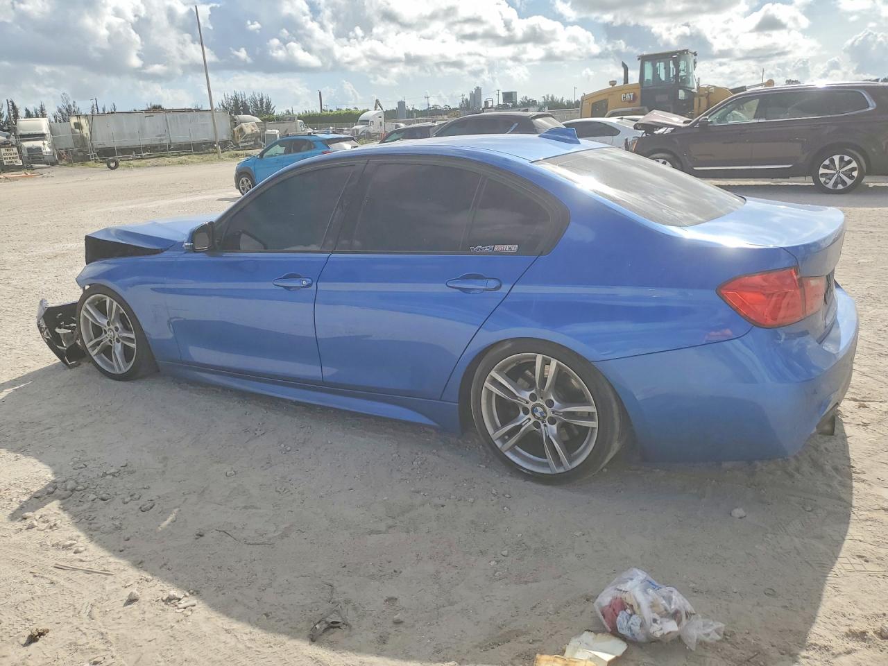 2013 Bmw 335 I Blue vin: WBA3A9C5XDF477489