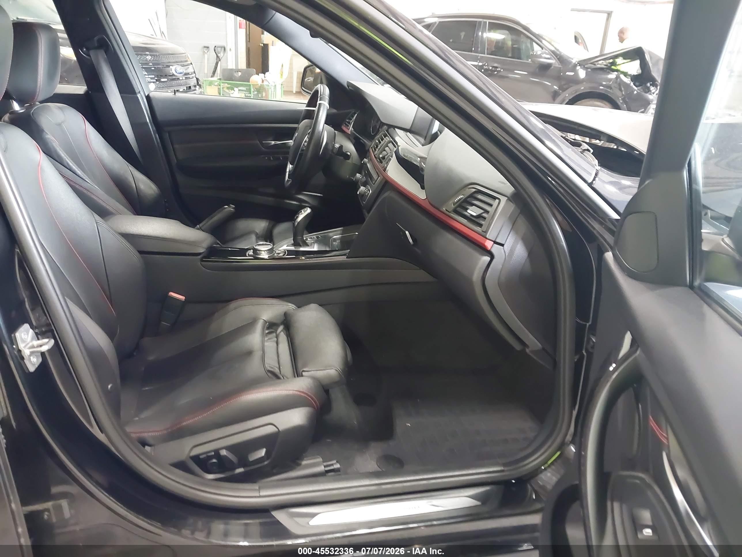 2014 Bmw 335i Black vin: WBA3A9C5XEF478918