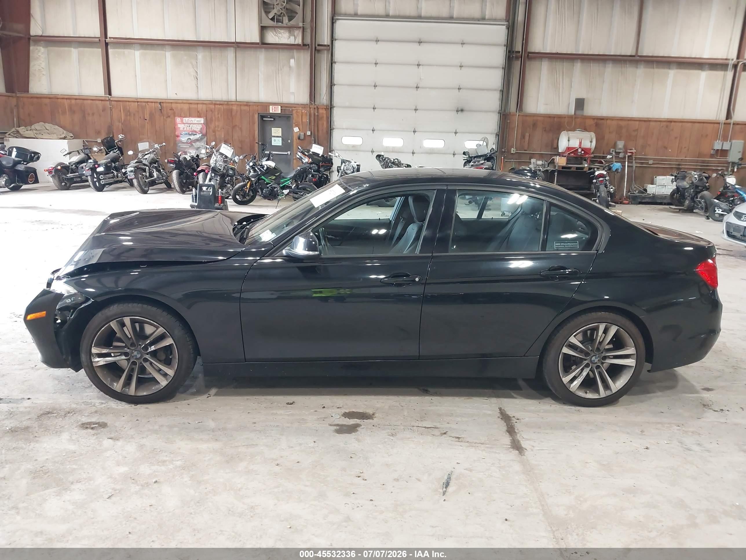 2014 Bmw 335i Black vin: WBA3A9C5XEF478918