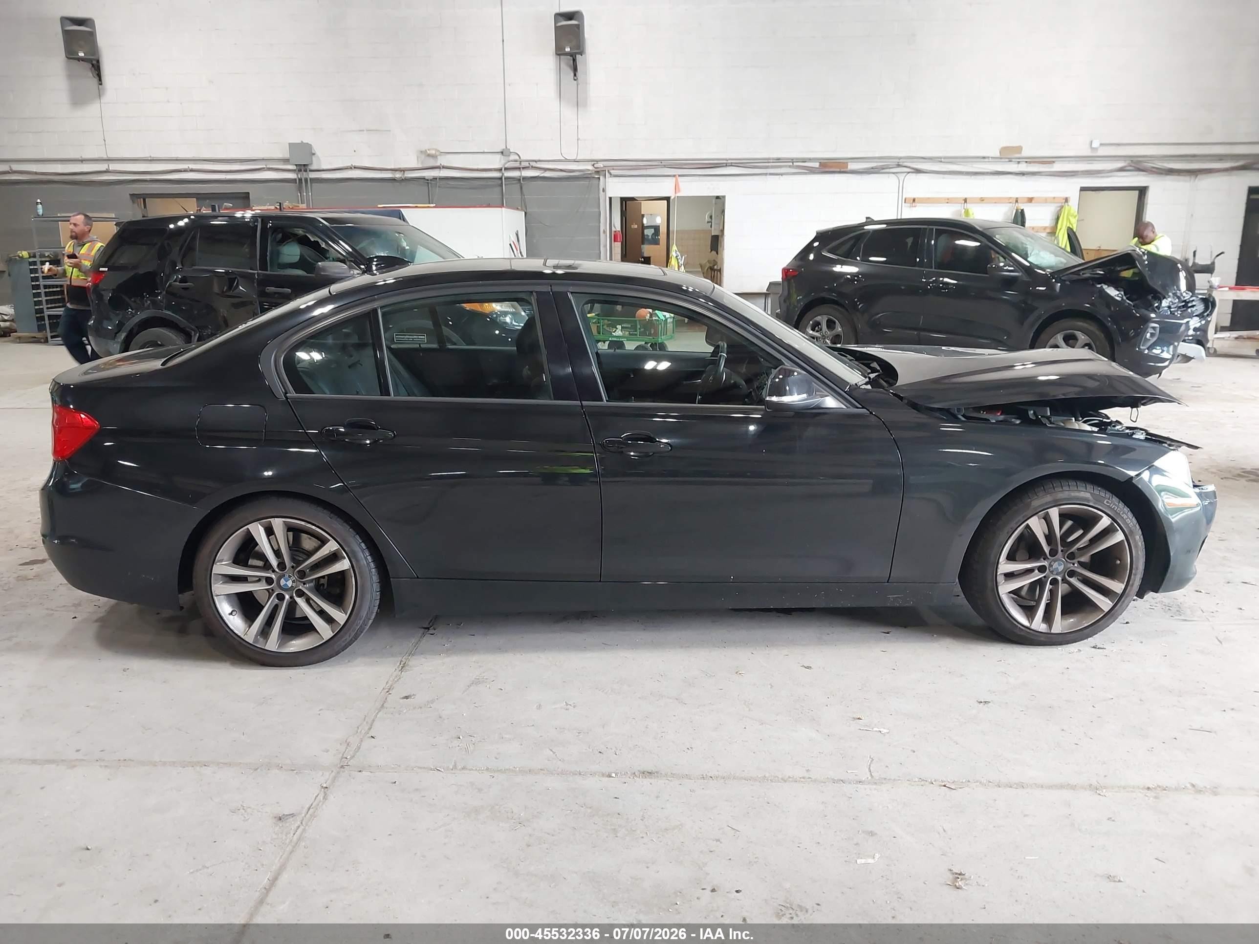 2014 Bmw 335i Black vin: WBA3A9C5XEF478918