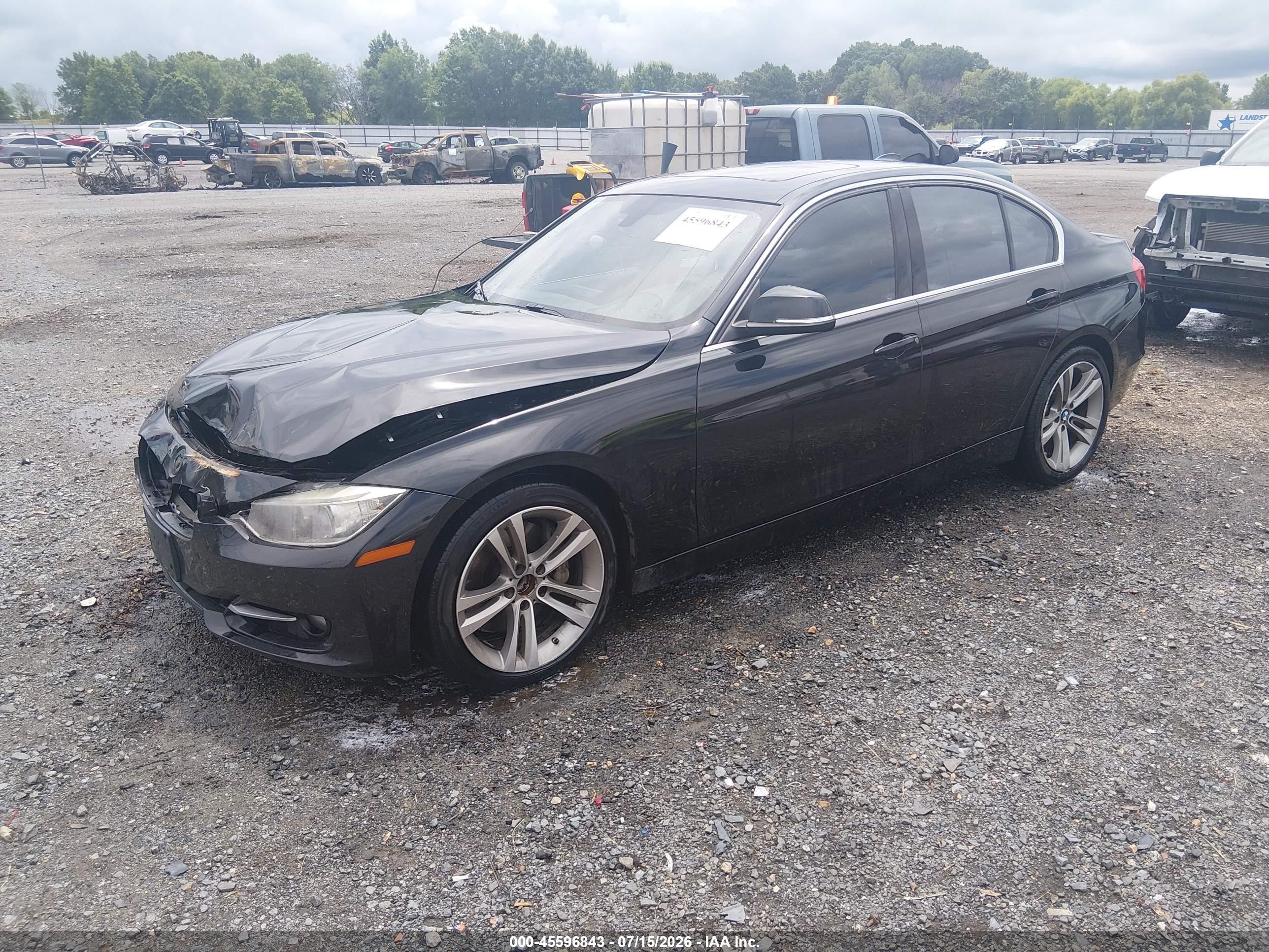 2015 Bmw 335i   Black vin: WBA3A9C5XFKW74818