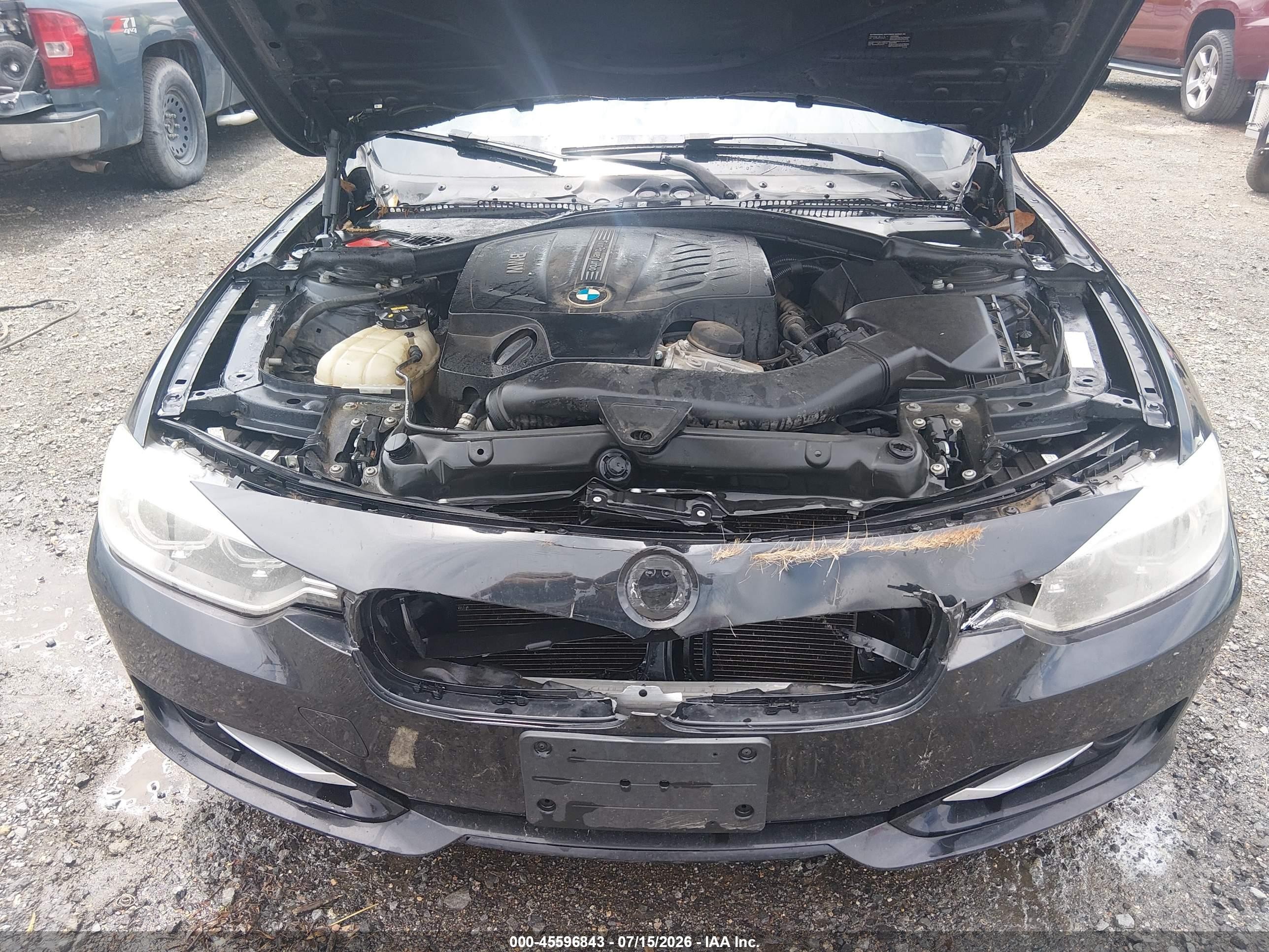2015 Bmw 335i   Black vin: WBA3A9C5XFKW74818