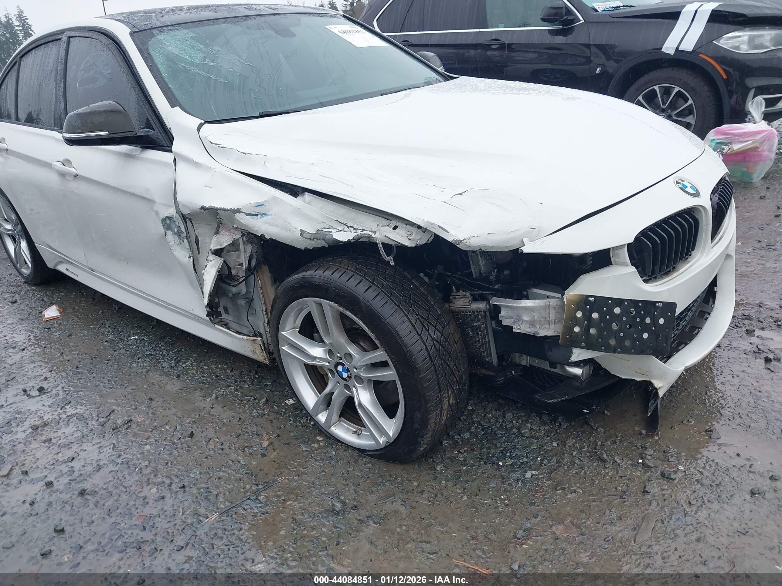 2013 Bmw 335i   White vin: WBA3A9G50DNR97006