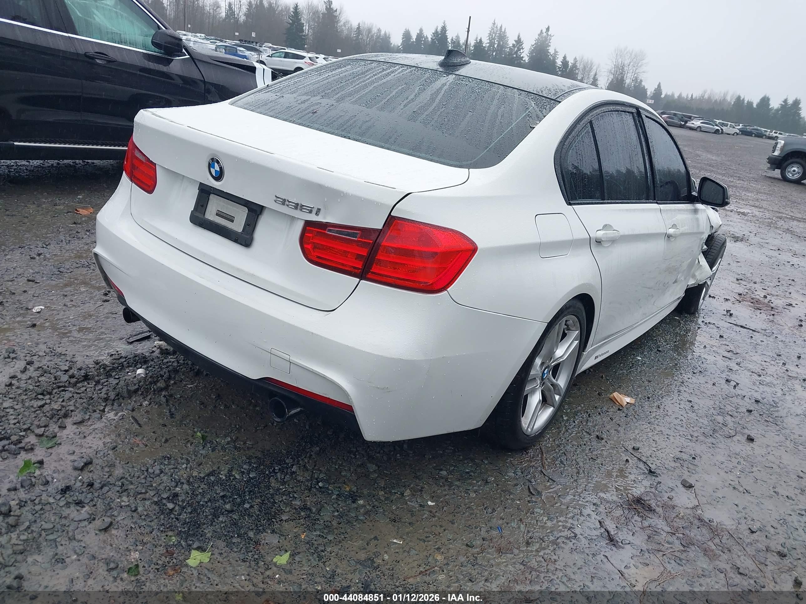 2013 Bmw 335i   White vin: WBA3A9G50DNR97006