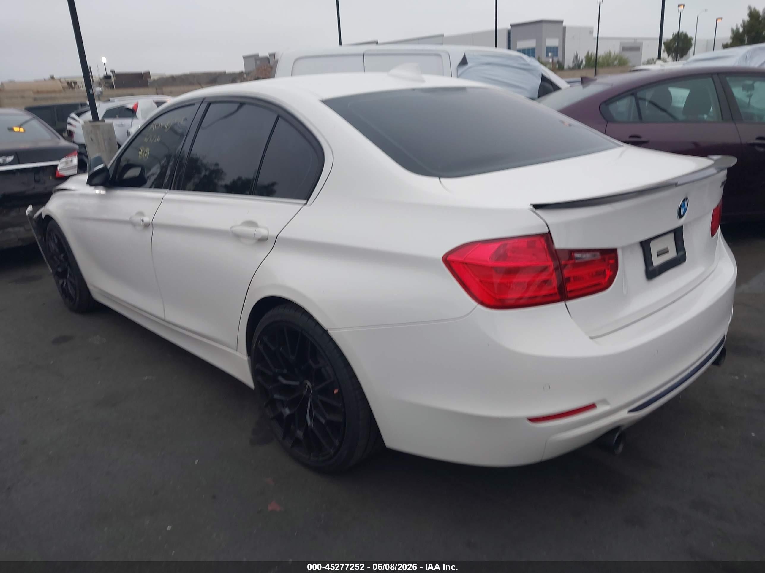 2015 Bmw 335i   White vin: WBA3A9G50FNS66028