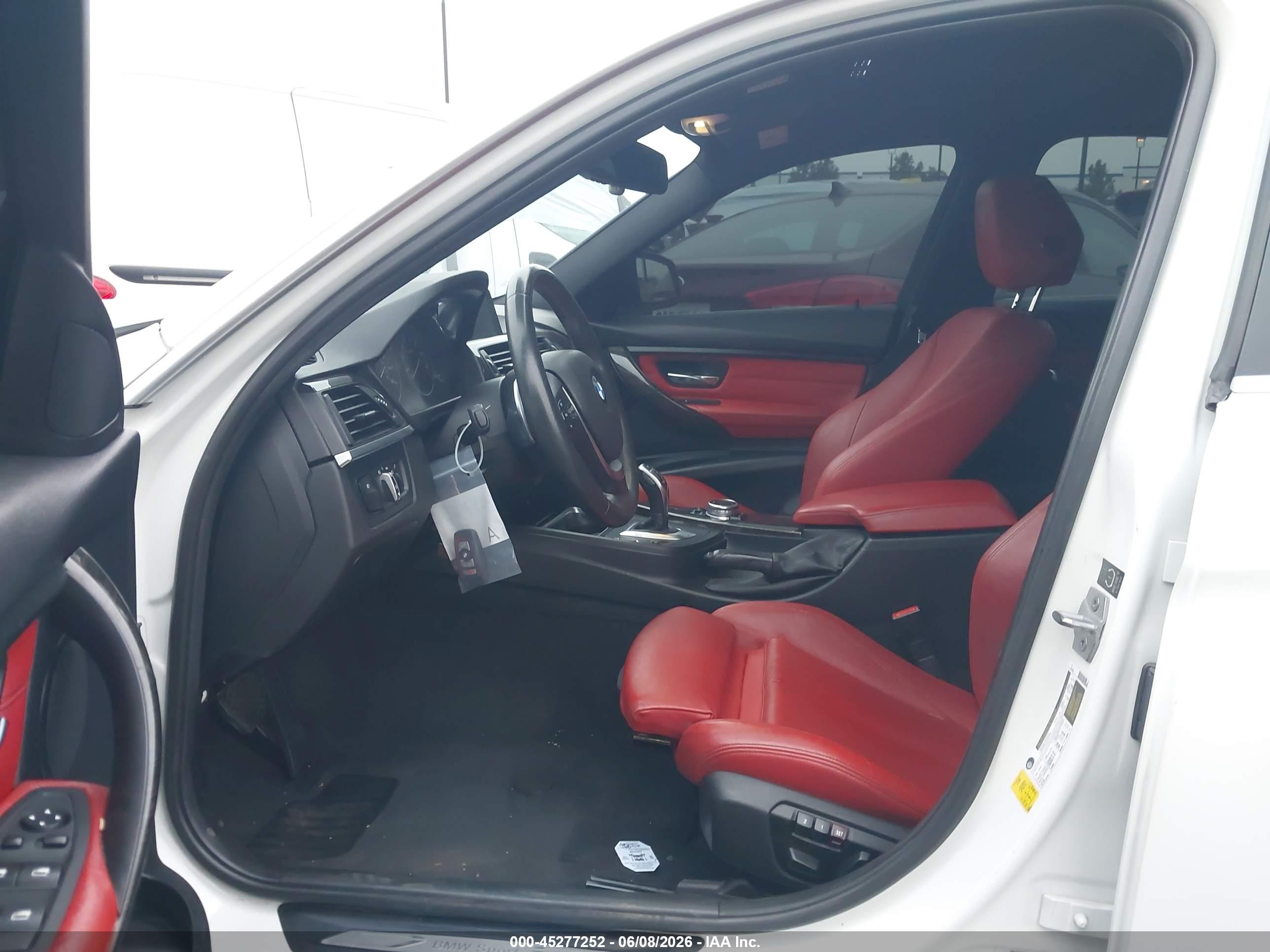 2015 Bmw 335i   White vin: WBA3A9G50FNS66028