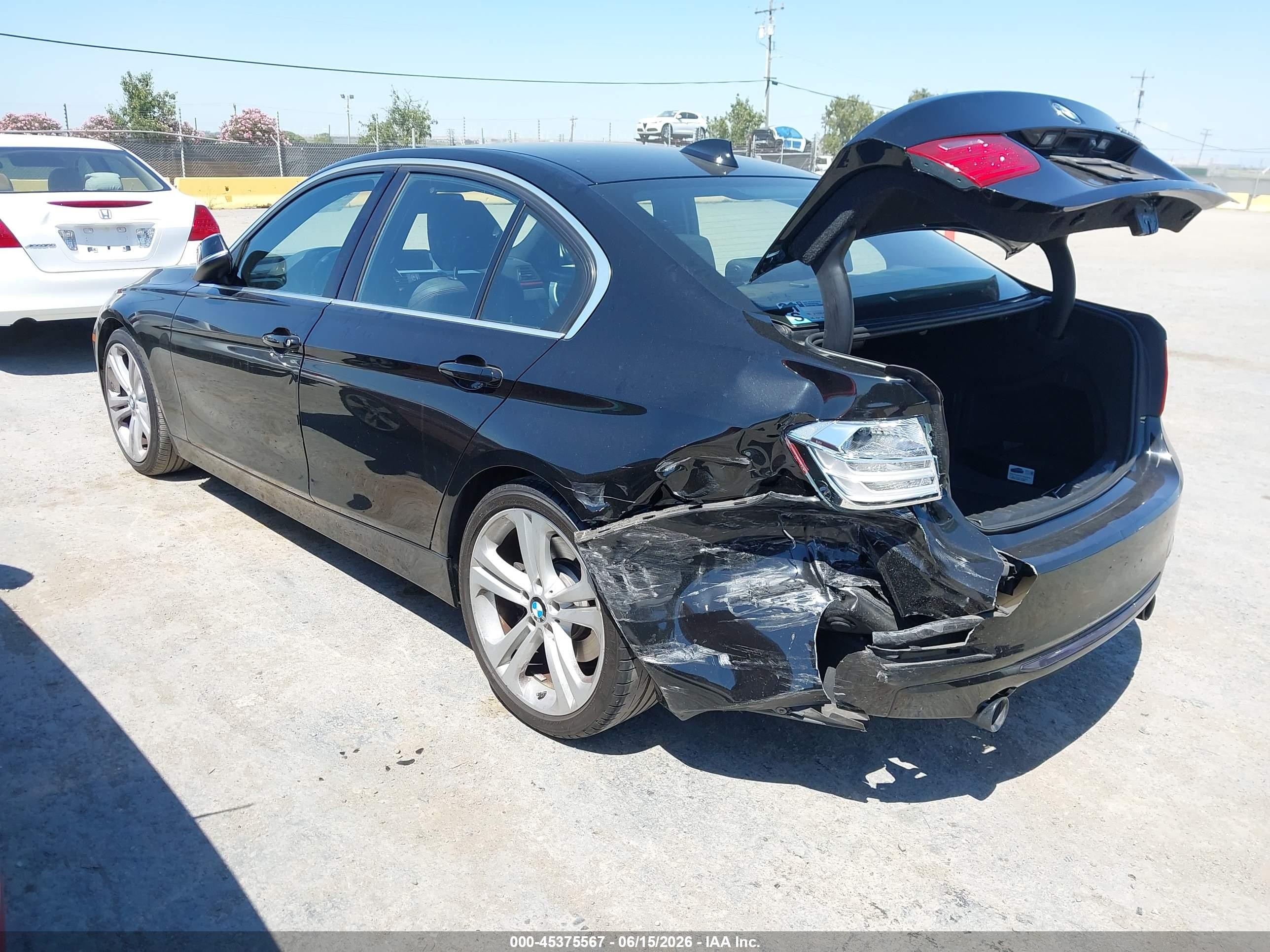 2015 Bmw 335i   Black vin: WBA3A9G50FNT09640