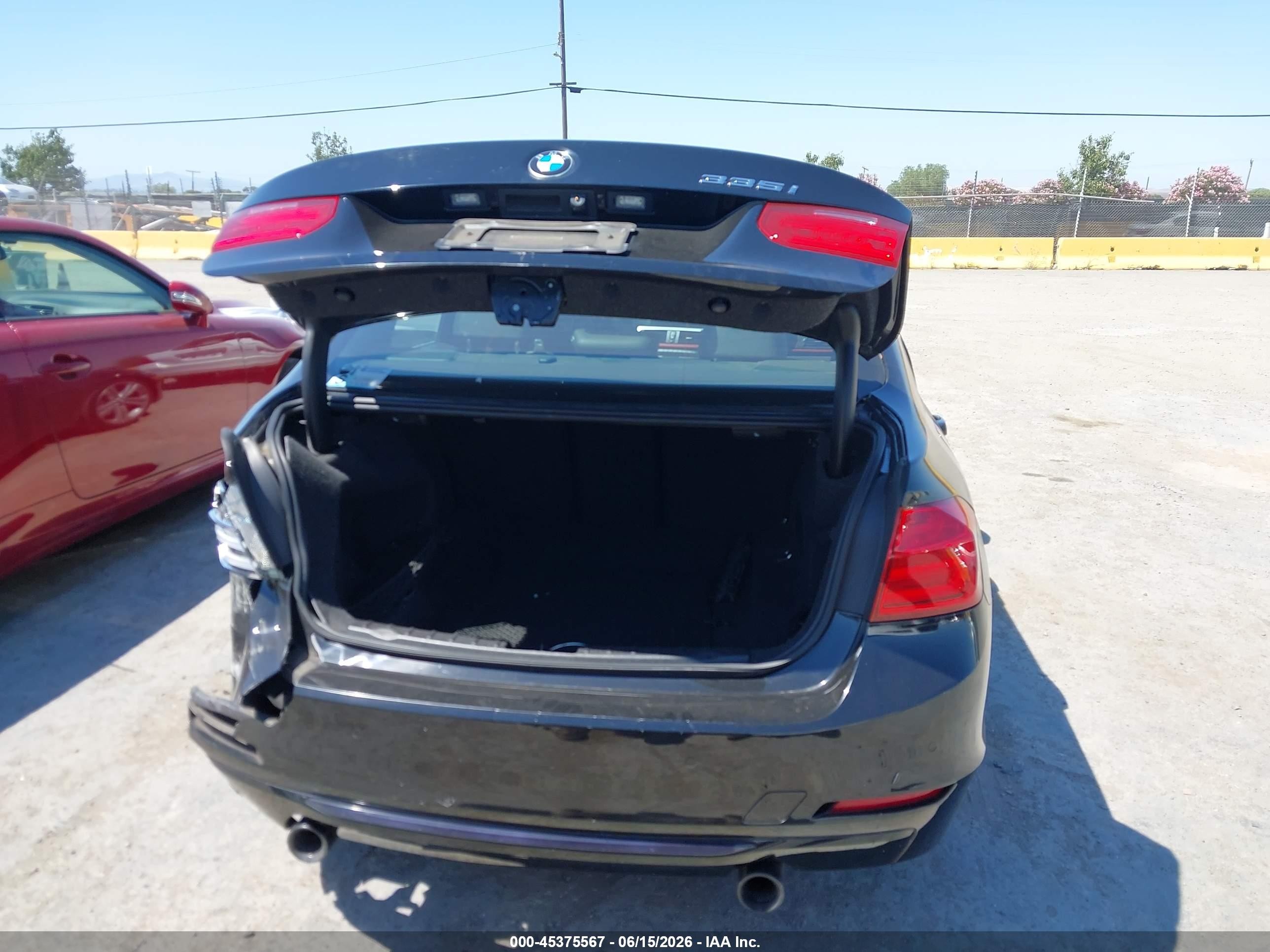 2015 Bmw 335i   Black vin: WBA3A9G50FNT09640