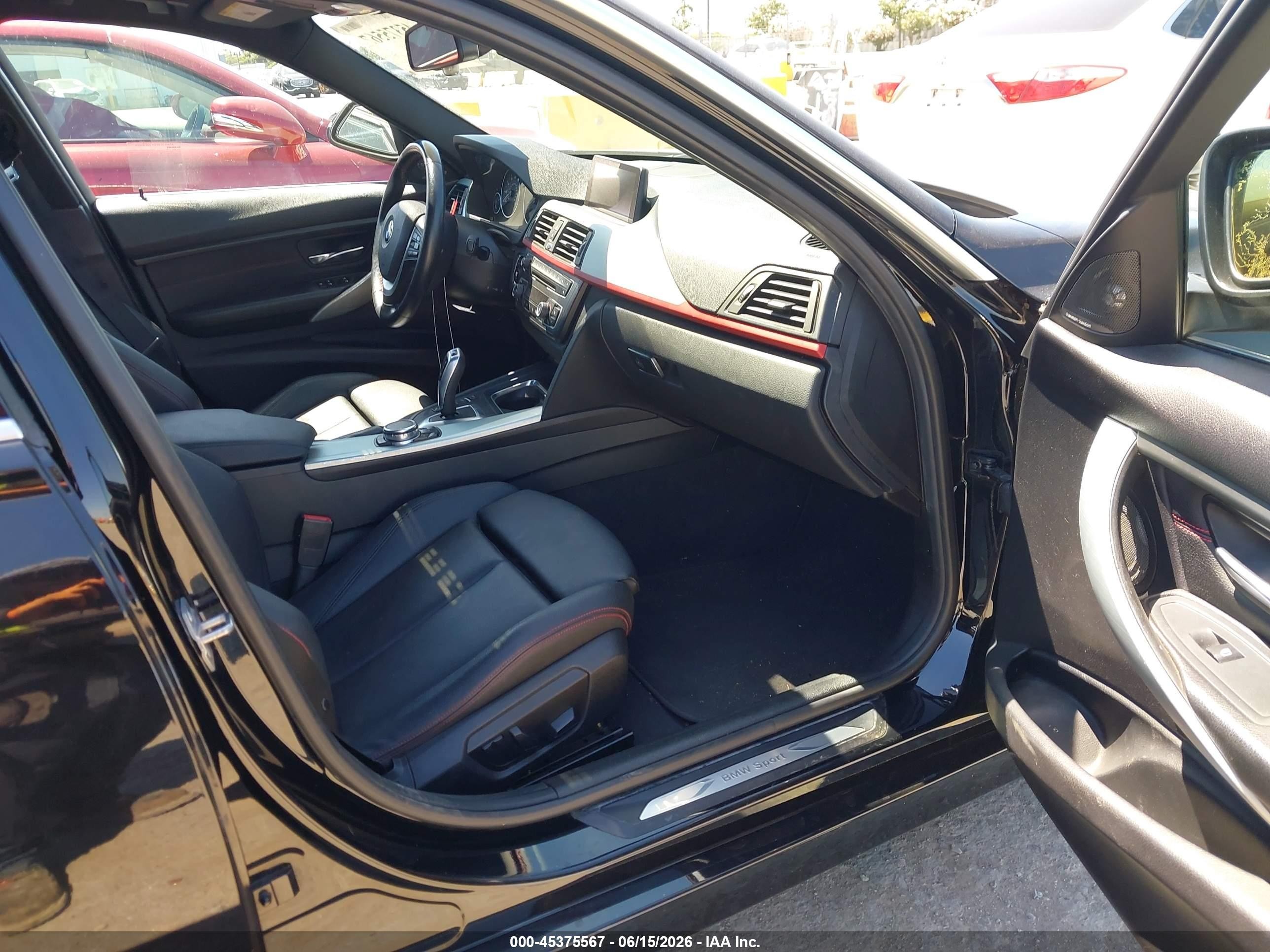 2015 Bmw 335i   Black vin: WBA3A9G50FNT09640