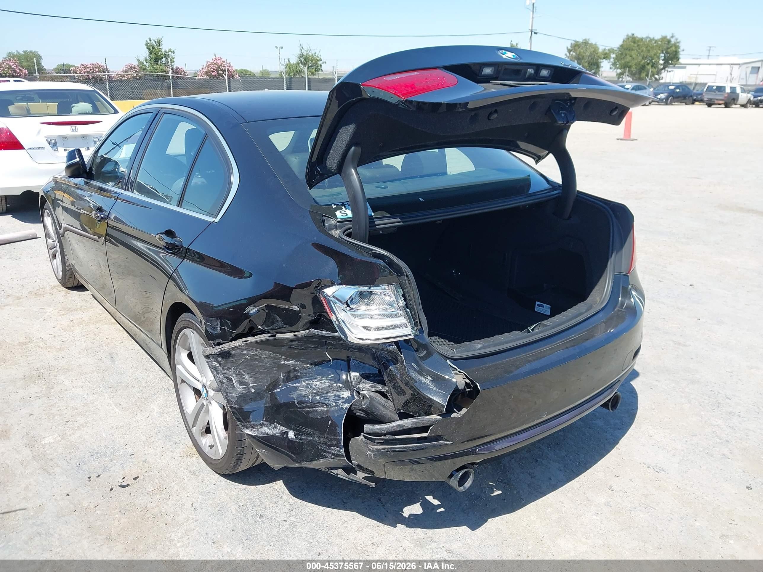 2015 Bmw 335i   Black vin: WBA3A9G50FNT09640