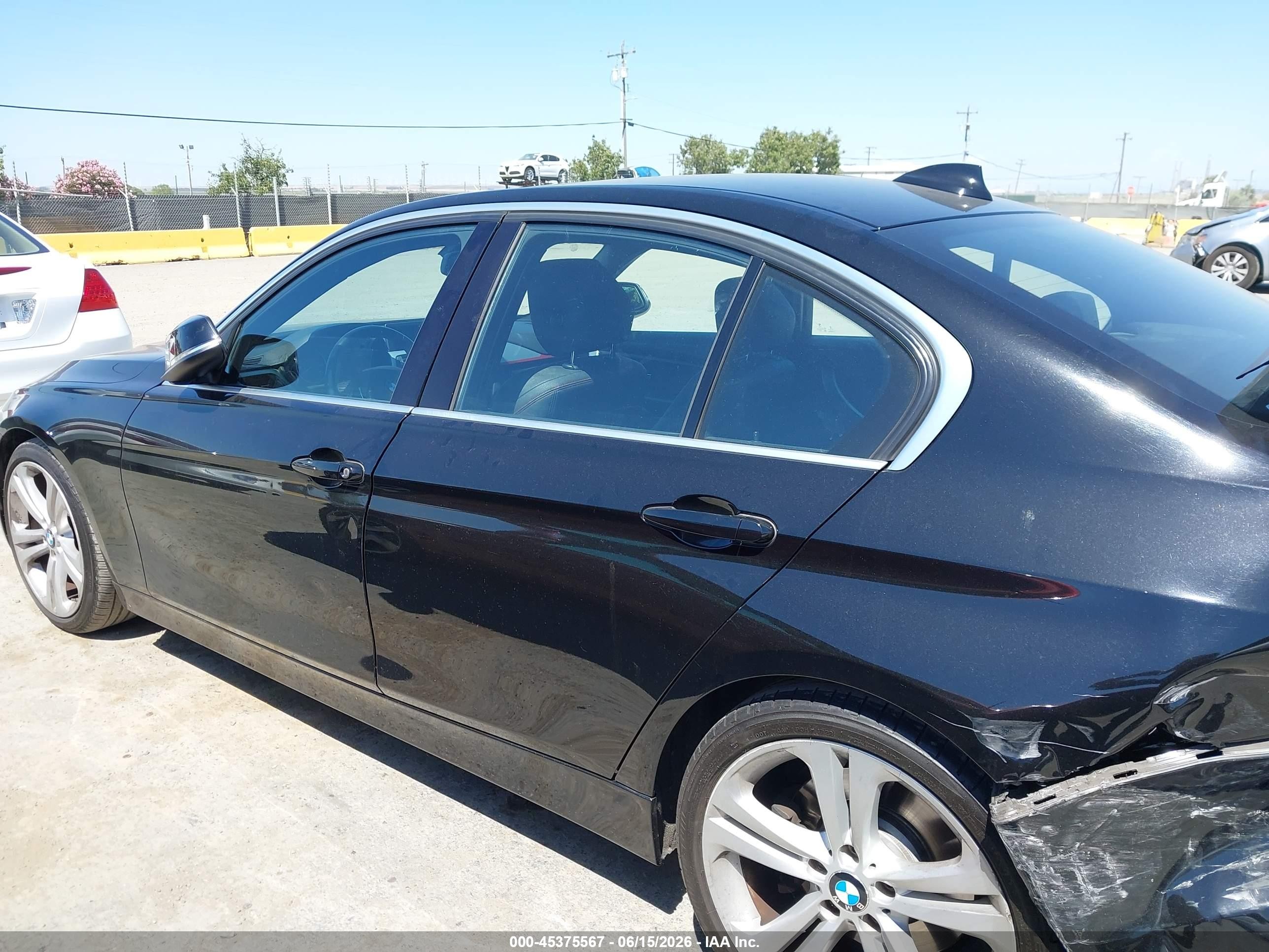 2015 Bmw 335i   Black vin: WBA3A9G50FNT09640