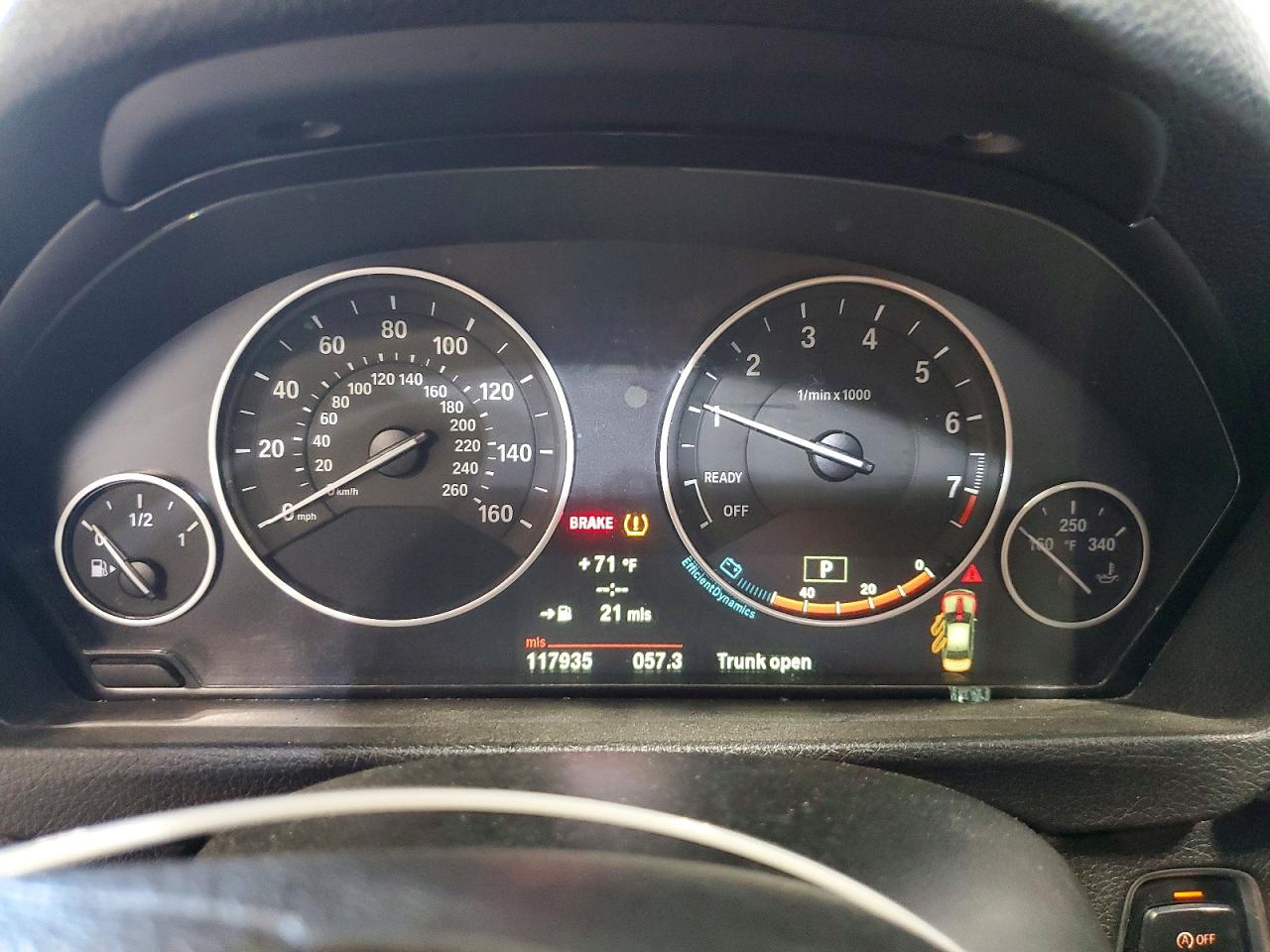 2013 Bmw 335 I Blue vin: WBA3A9G51DNP37116