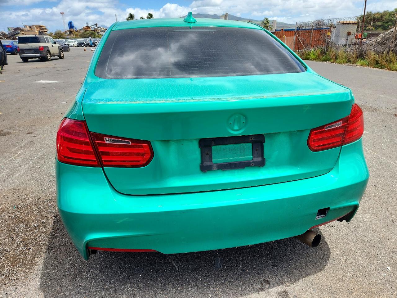 2014 Bmw 335 I Green vin: WBA3A9G51ENS64609