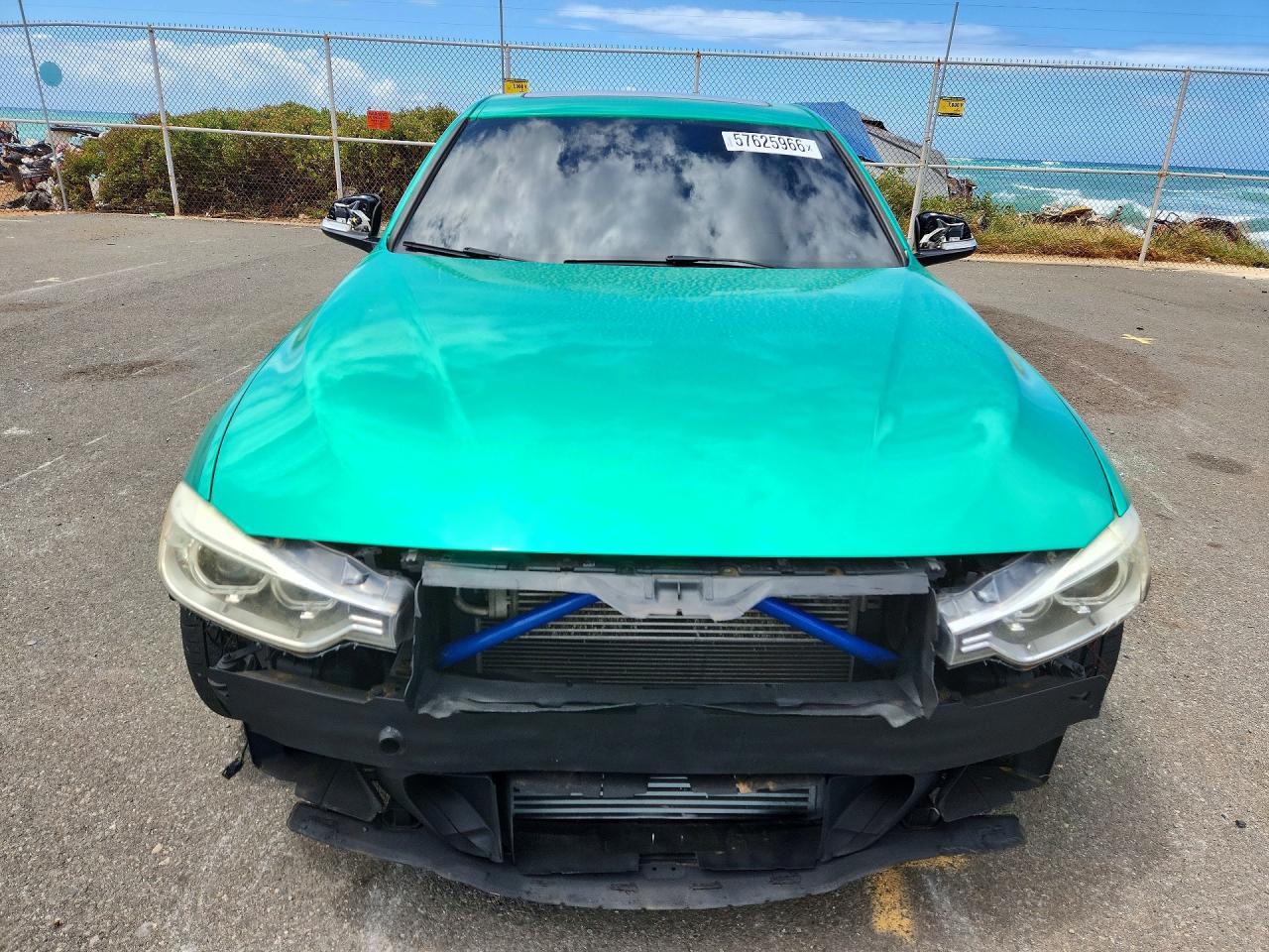 2014 Bmw 335 I Green vin: WBA3A9G51ENS64609