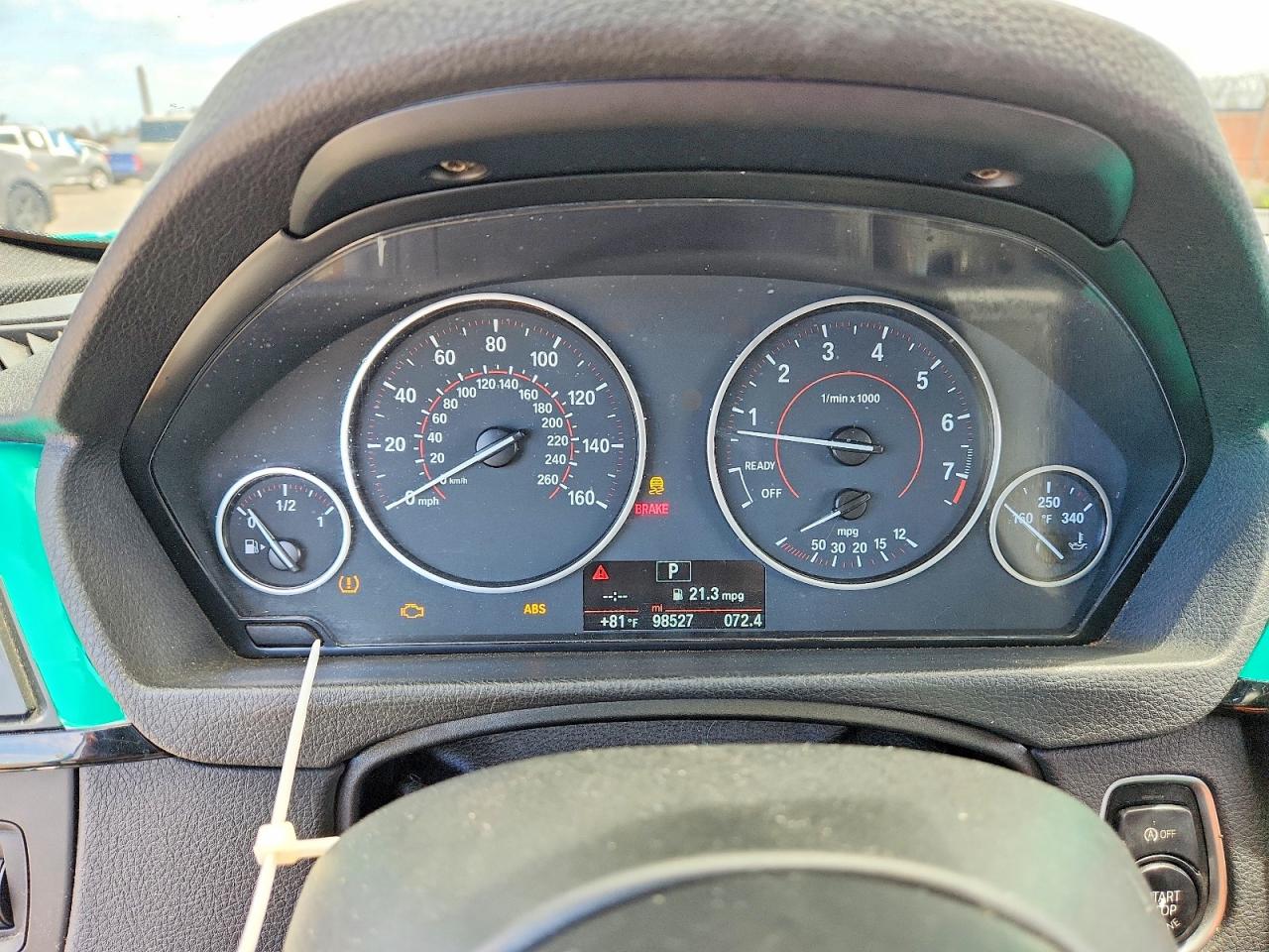 2014 Bmw 335 I Green vin: WBA3A9G51ENS64609