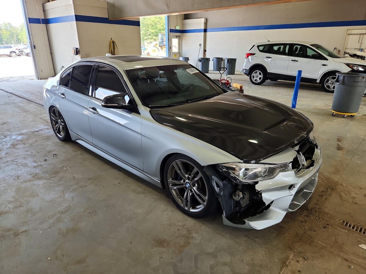 2015 Bmw 335 I Silver vin: WBA3A9G51FNS66328