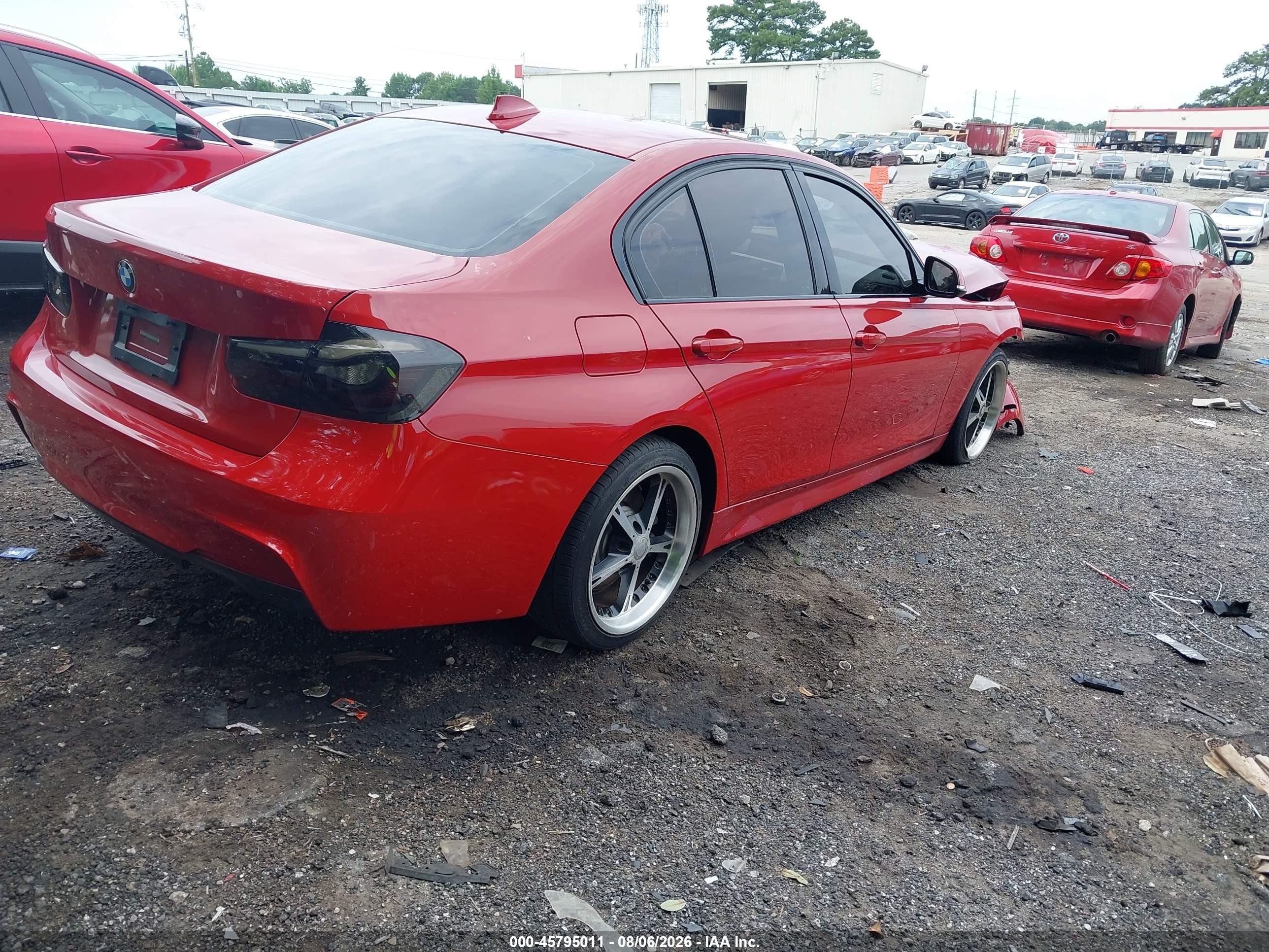 2015 Bmw 335i Red vin: WBA3A9G51FNS66586