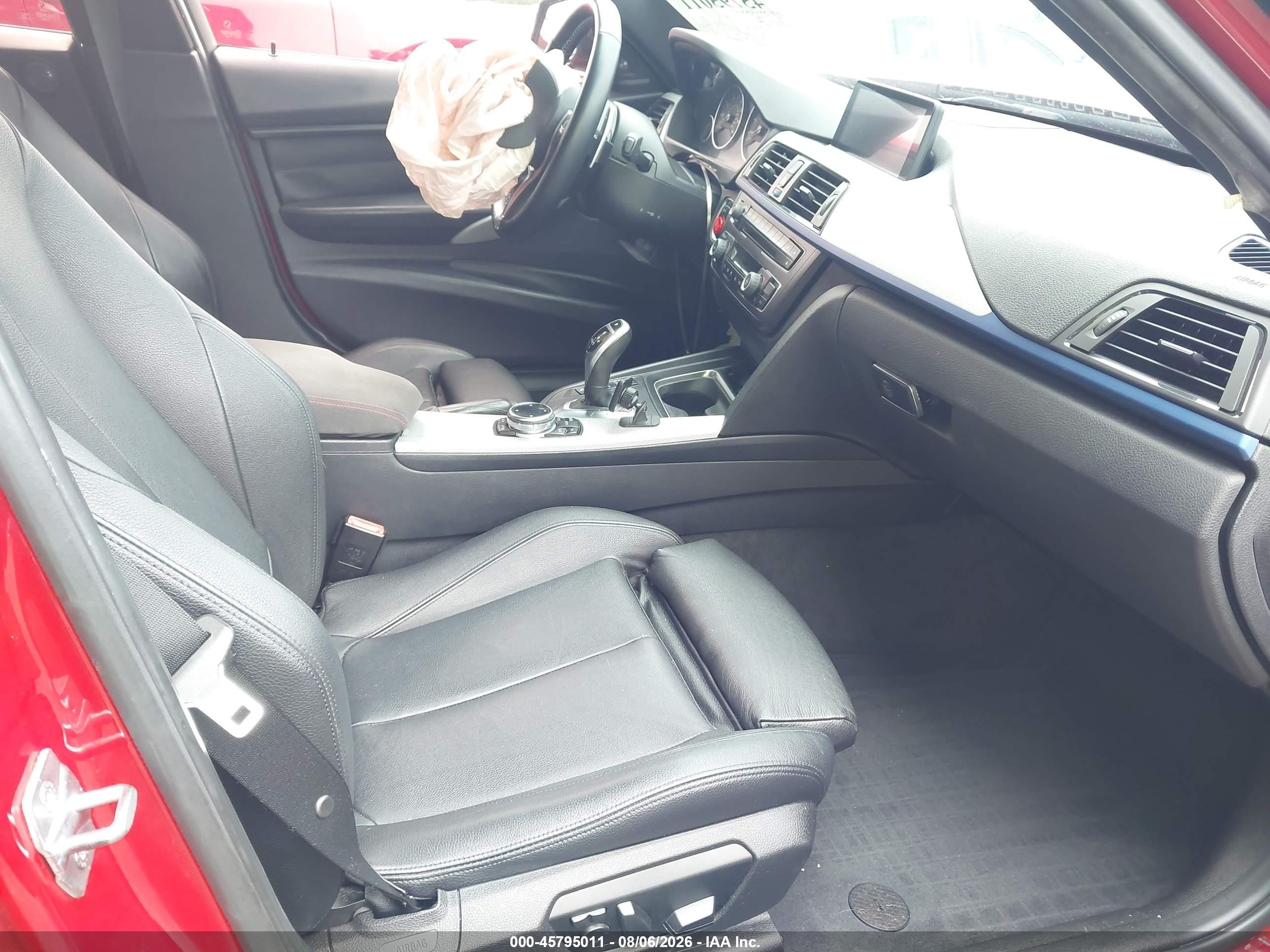2015 Bmw 335i Red vin: WBA3A9G51FNS66586
