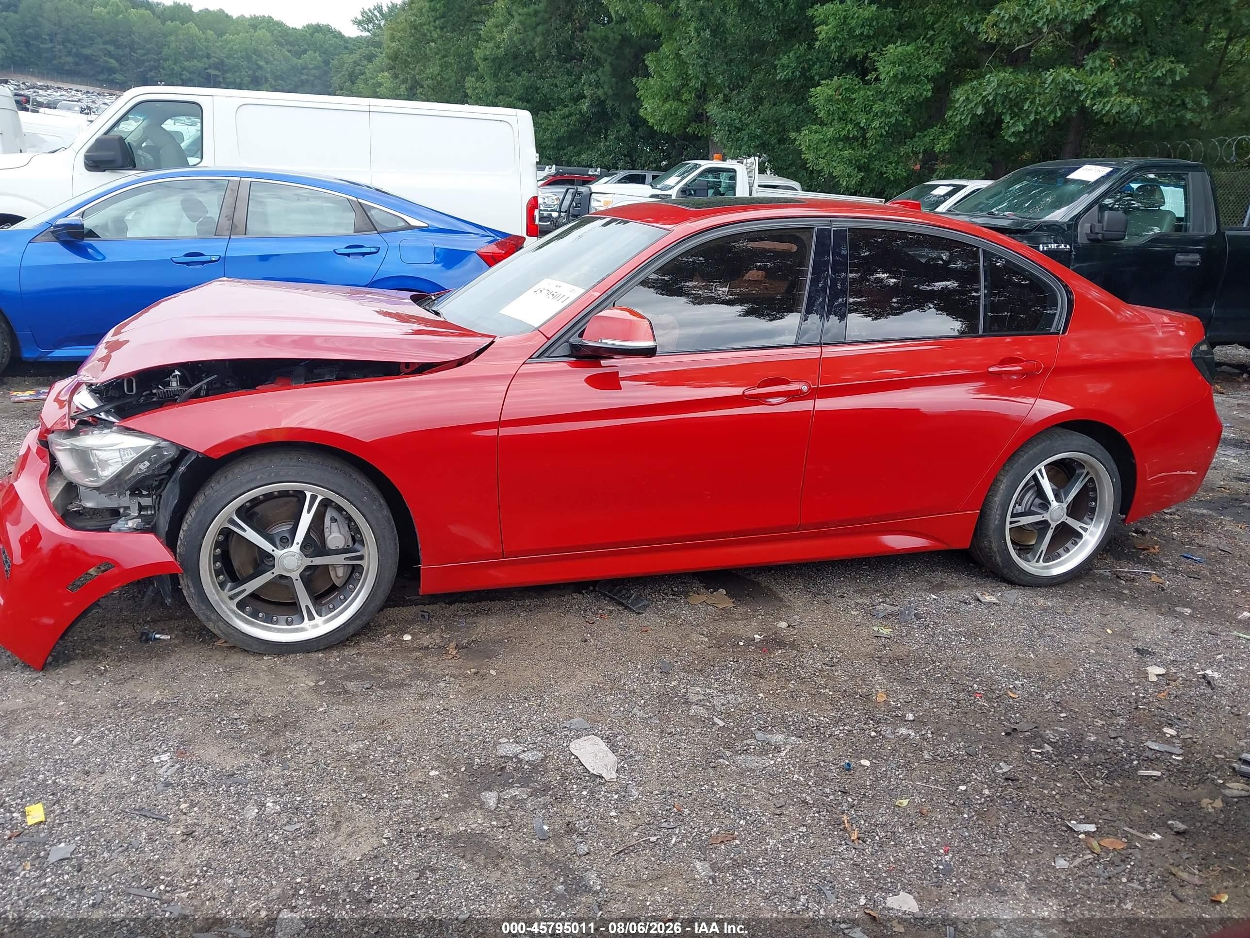 2015 Bmw 335i Red vin: WBA3A9G51FNS66586