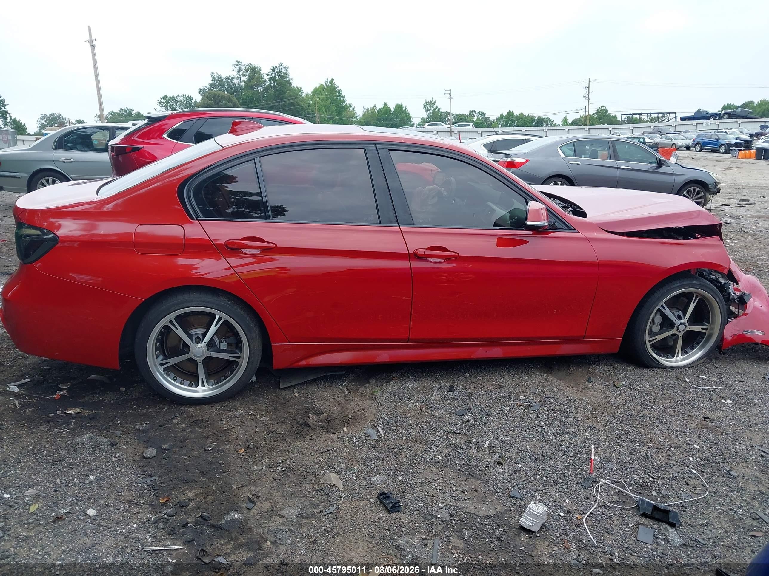 2015 Bmw 335i Red vin: WBA3A9G51FNS66586