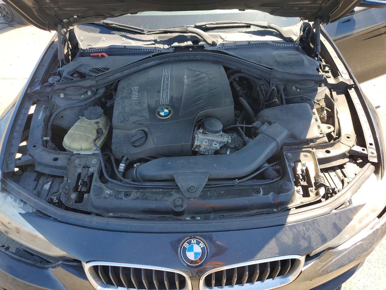 2013 Bmw 335 I Черный vin: WBA3A9G52DNP36637