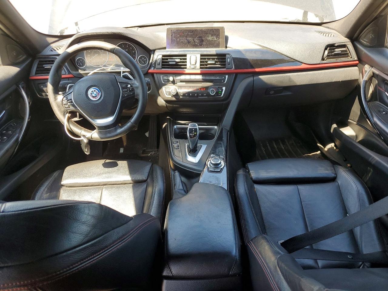 2013 Bmw 335 I Черный vin: WBA3A9G52DNP36637