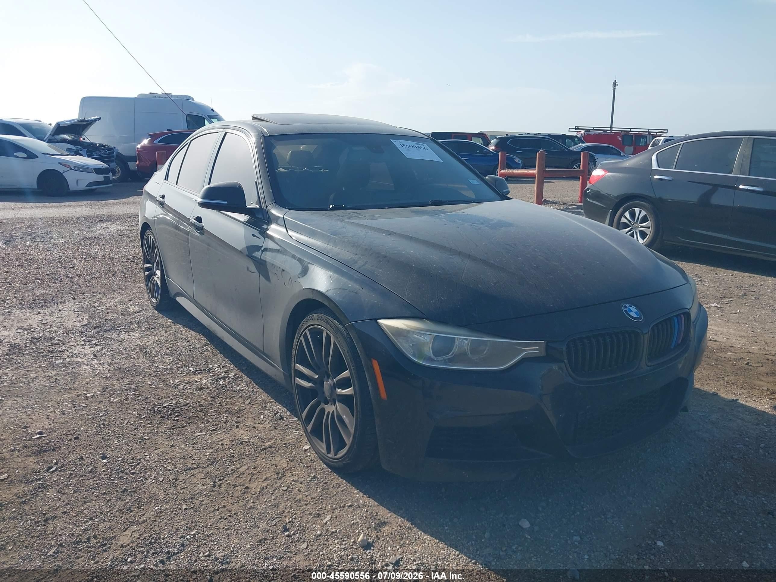 2014 Bmw 335i   Black vin: WBA3A9G54ENS64751