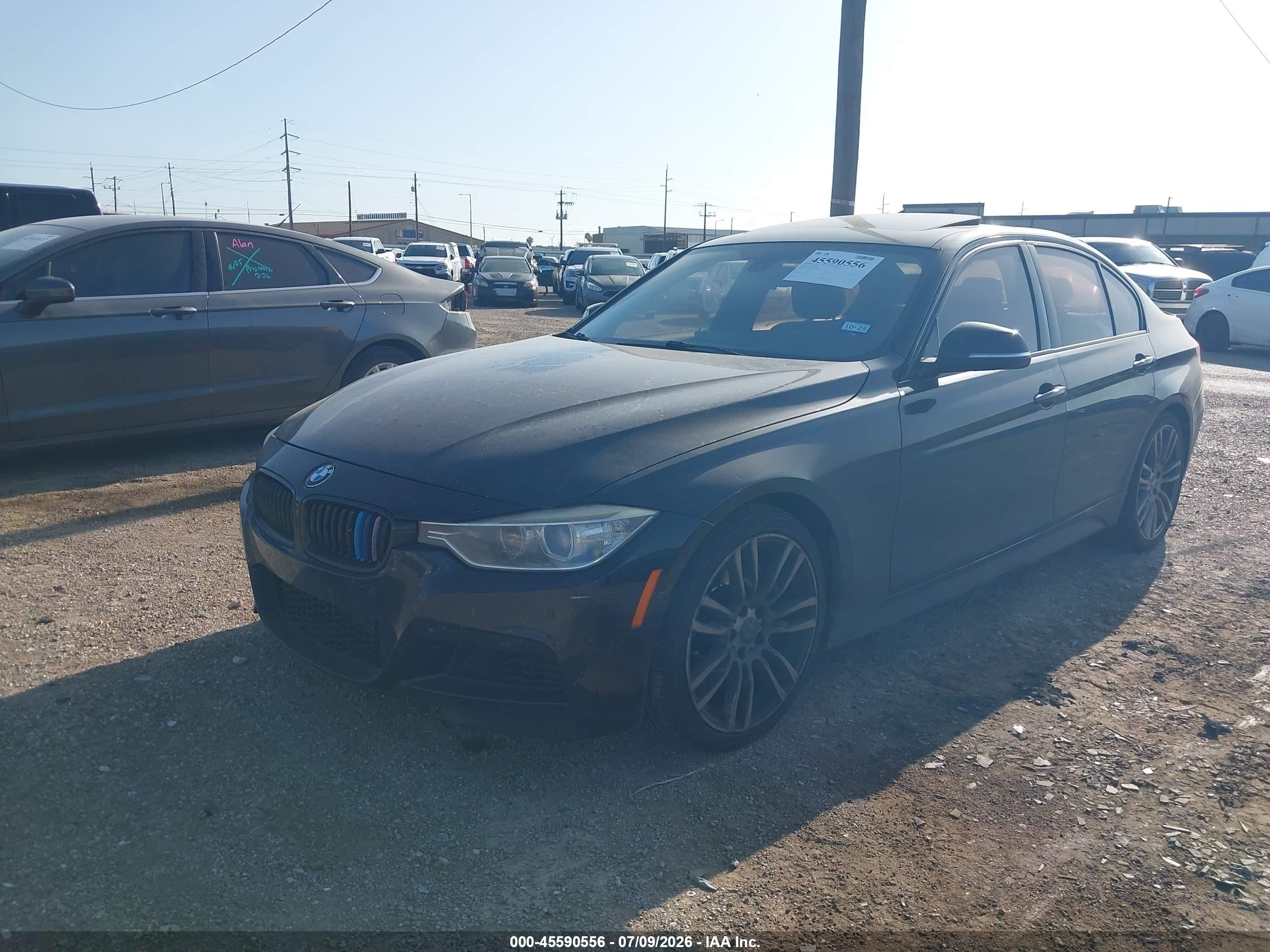 2014 Bmw 335i   Black vin: WBA3A9G54ENS64751