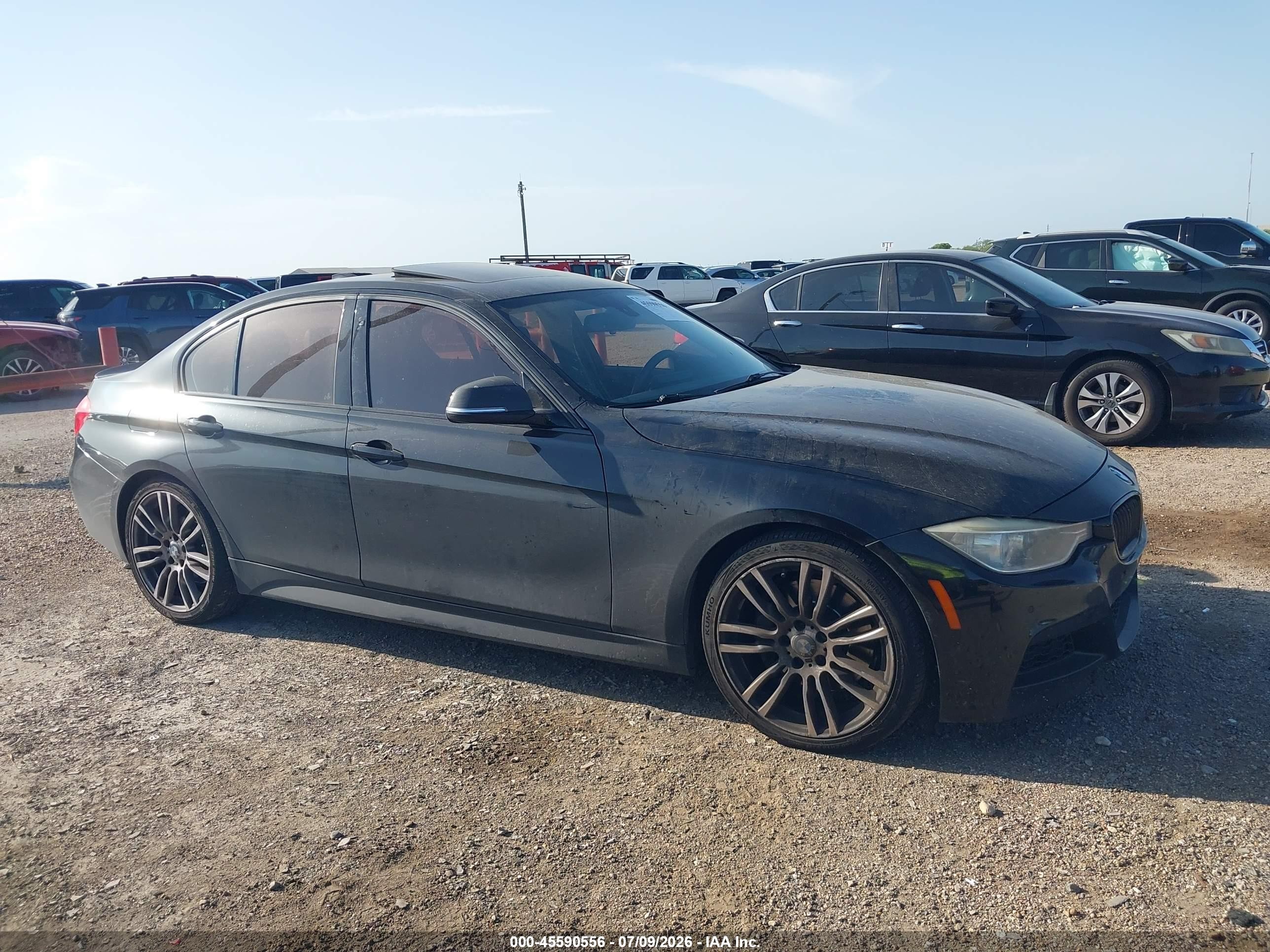 2014 Bmw 335i   Black vin: WBA3A9G54ENS64751