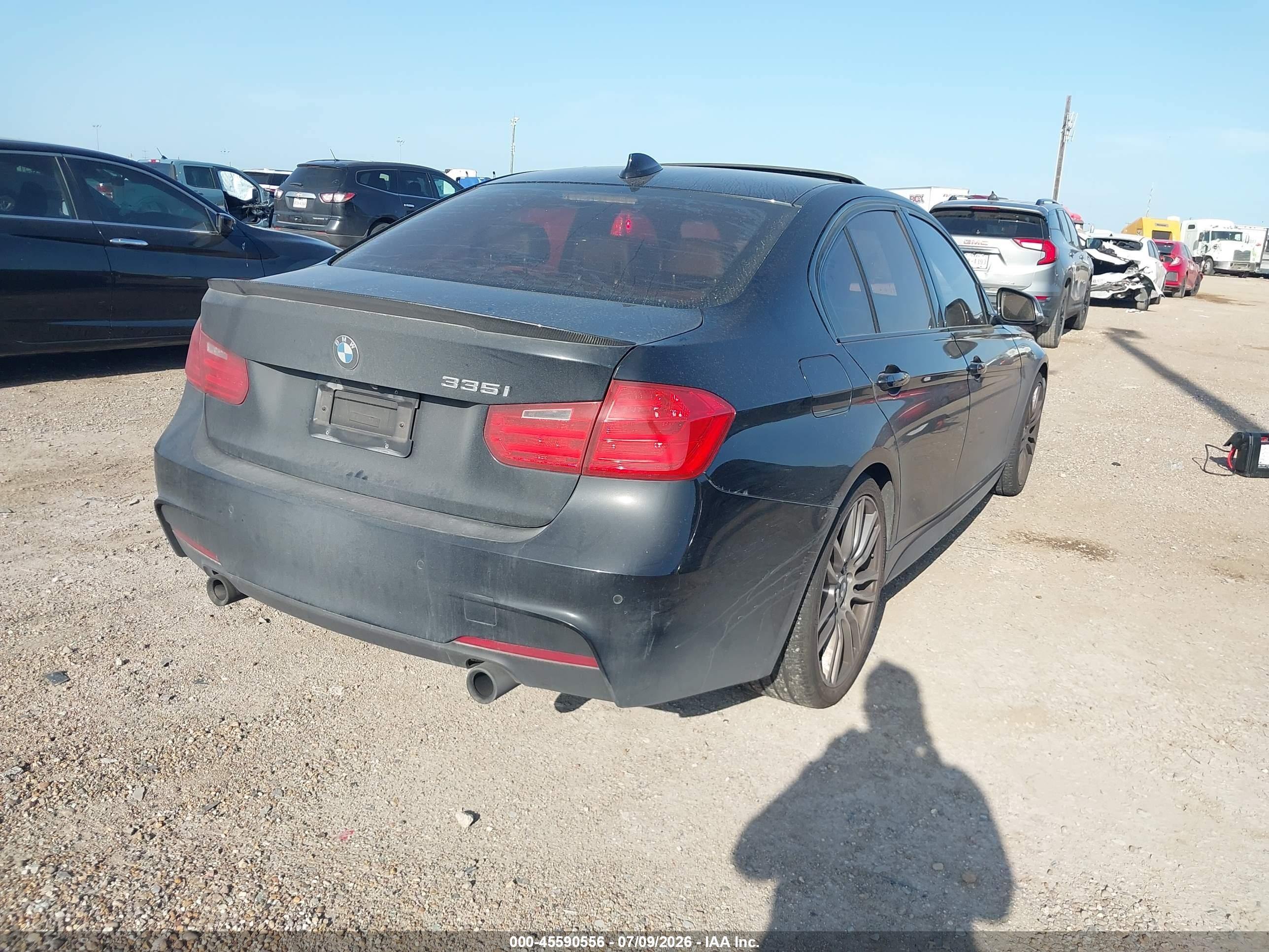 2014 Bmw 335i   Black vin: WBA3A9G54ENS64751