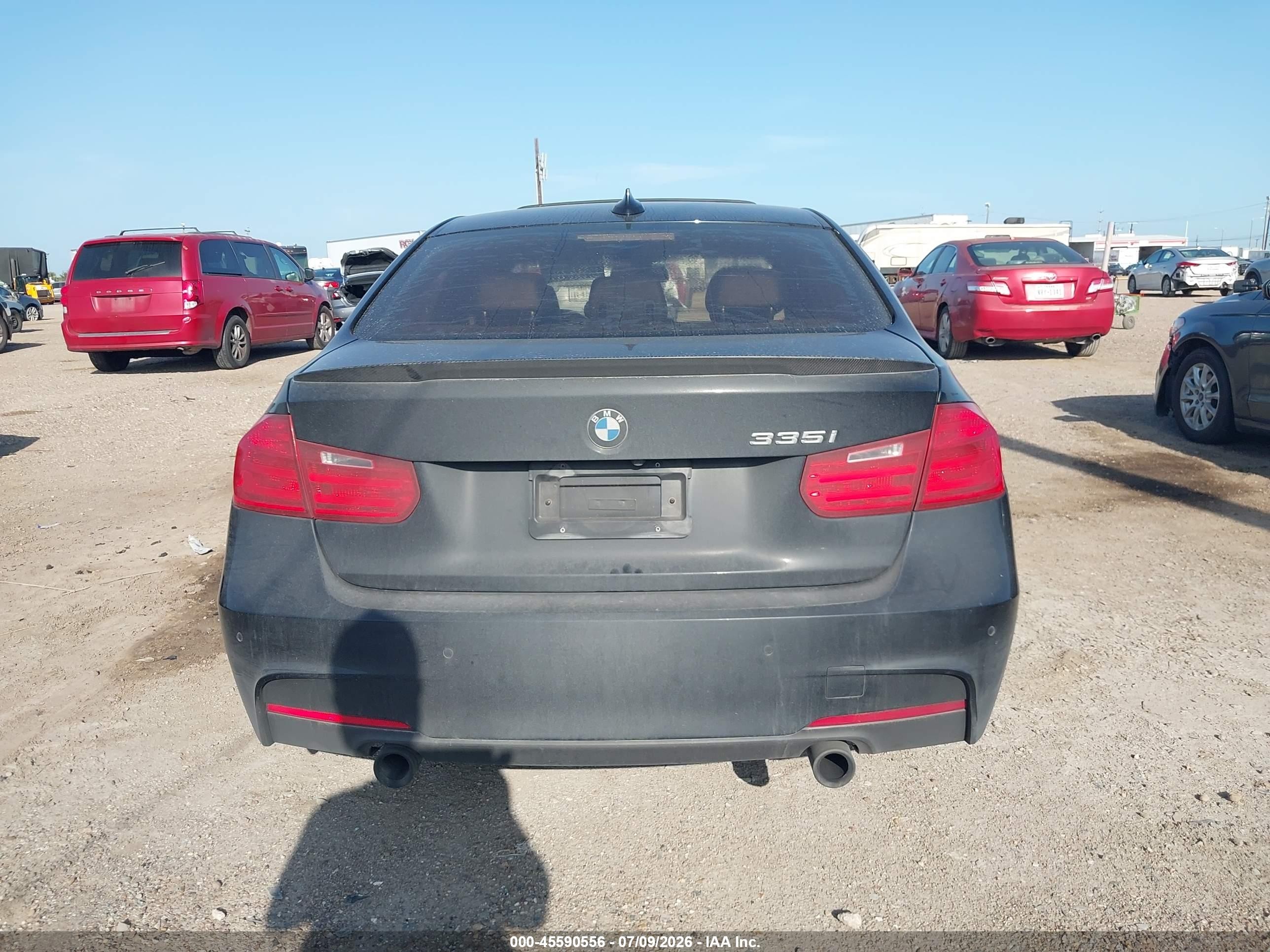 2014 Bmw 335i   Black vin: WBA3A9G54ENS64751