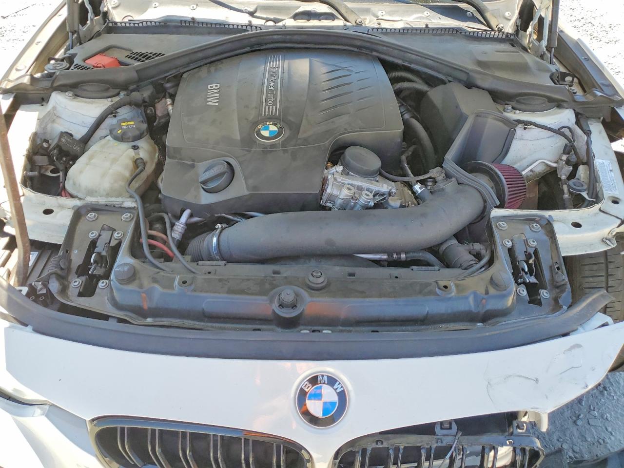 2014 Bmw 335 I White vin: WBA3A9G54ENS64880