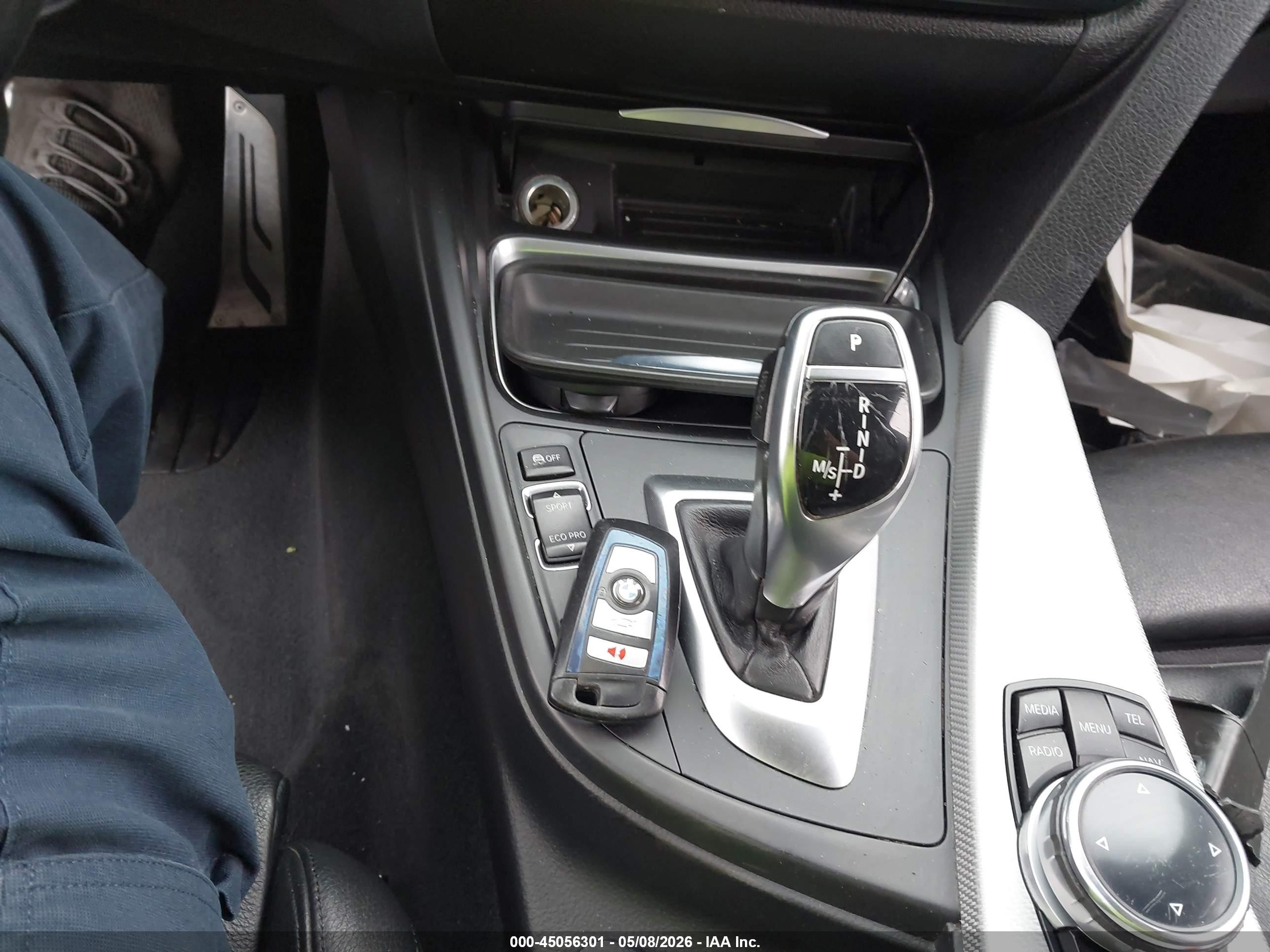 2014 Bmw 335i   Gray vin: WBA3A9G54ENS65401