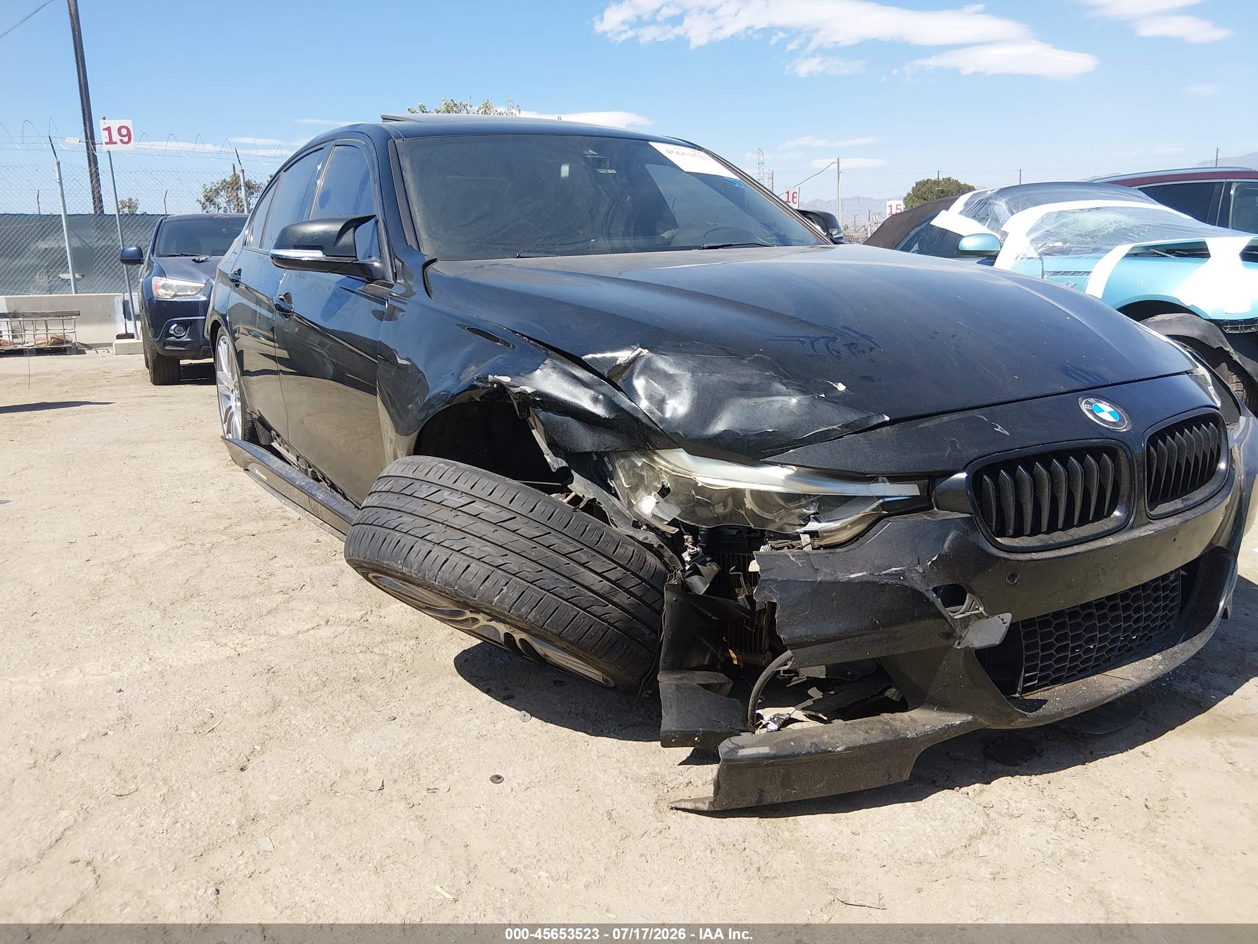 2015 Bmw 335i   Black vin: WBA3A9G54FNT09009