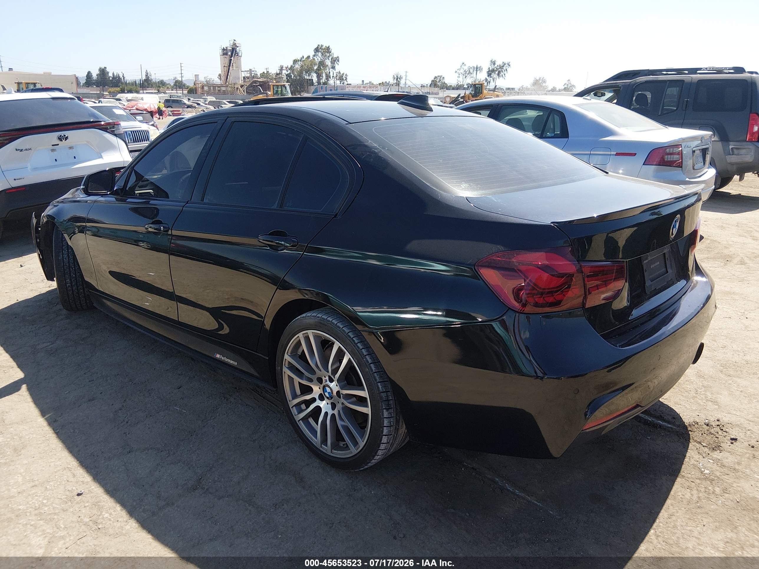 2015 Bmw 335i   Black vin: WBA3A9G54FNT09009