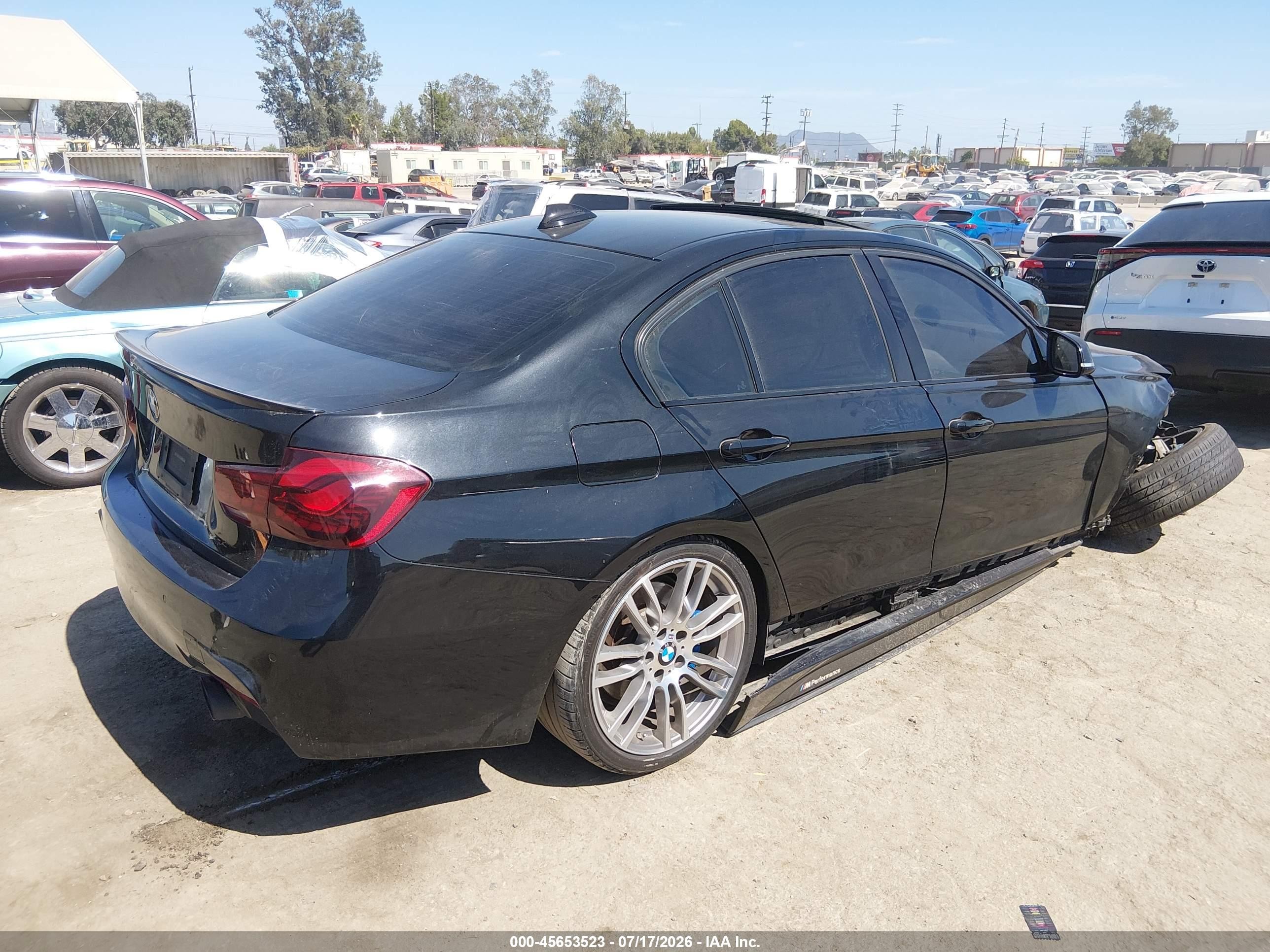 2015 Bmw 335i   Black vin: WBA3A9G54FNT09009
