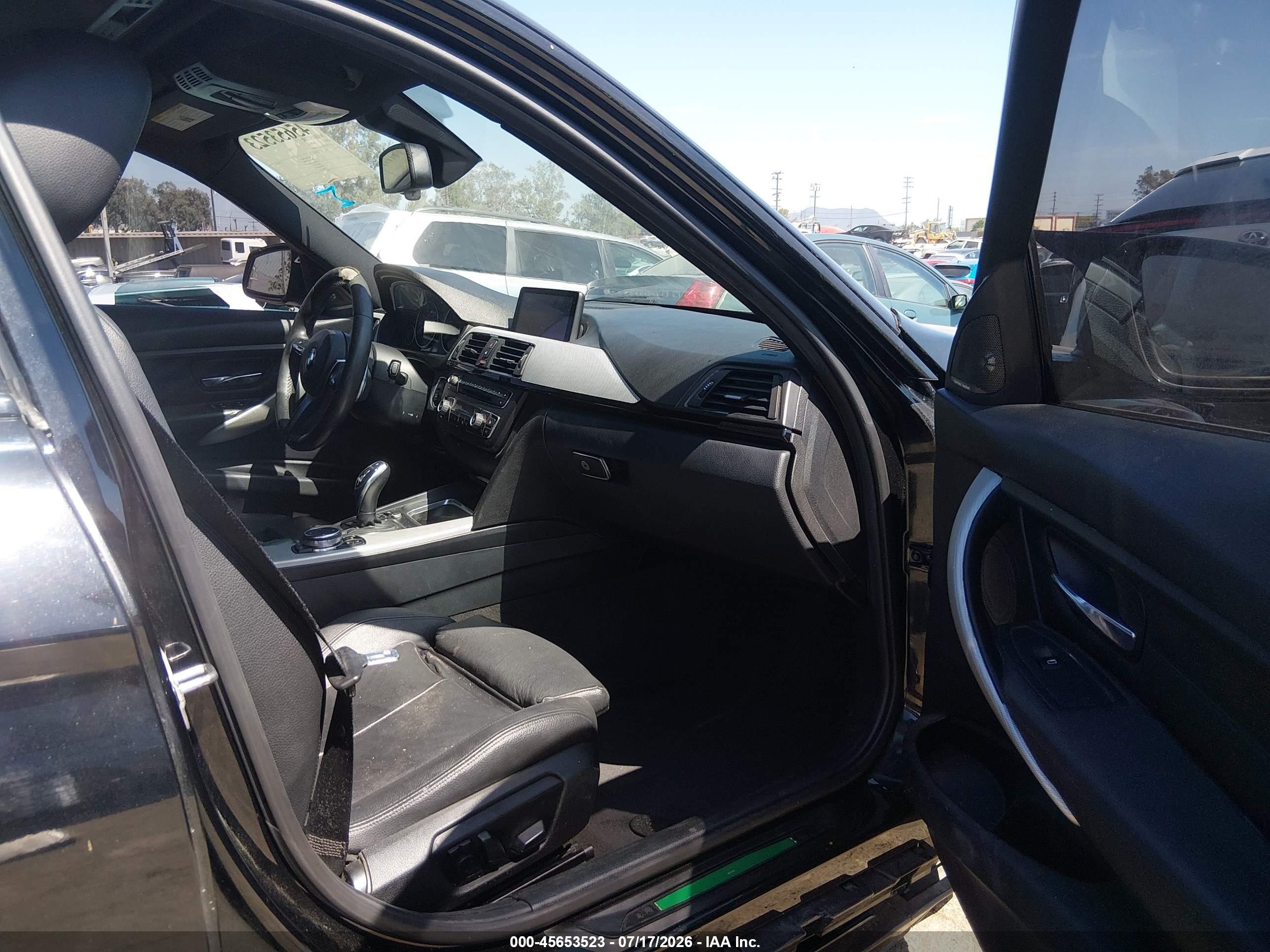 2015 Bmw 335i   Black vin: WBA3A9G54FNT09009