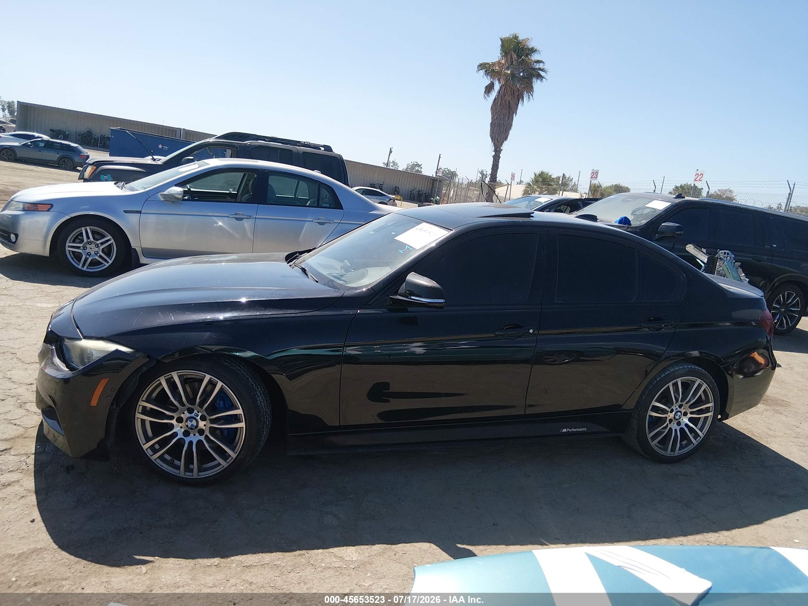 2015 Bmw 335i   Black vin: WBA3A9G54FNT09009