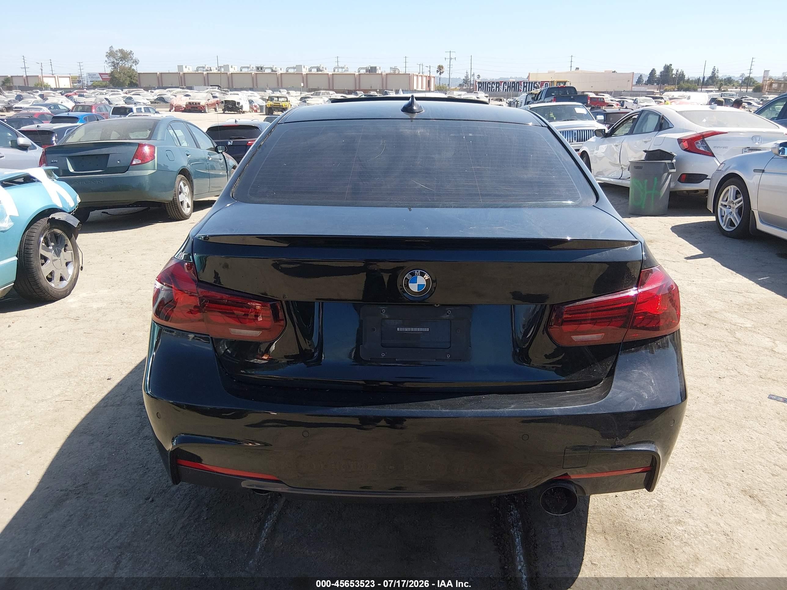 2015 Bmw 335i   Black vin: WBA3A9G54FNT09009