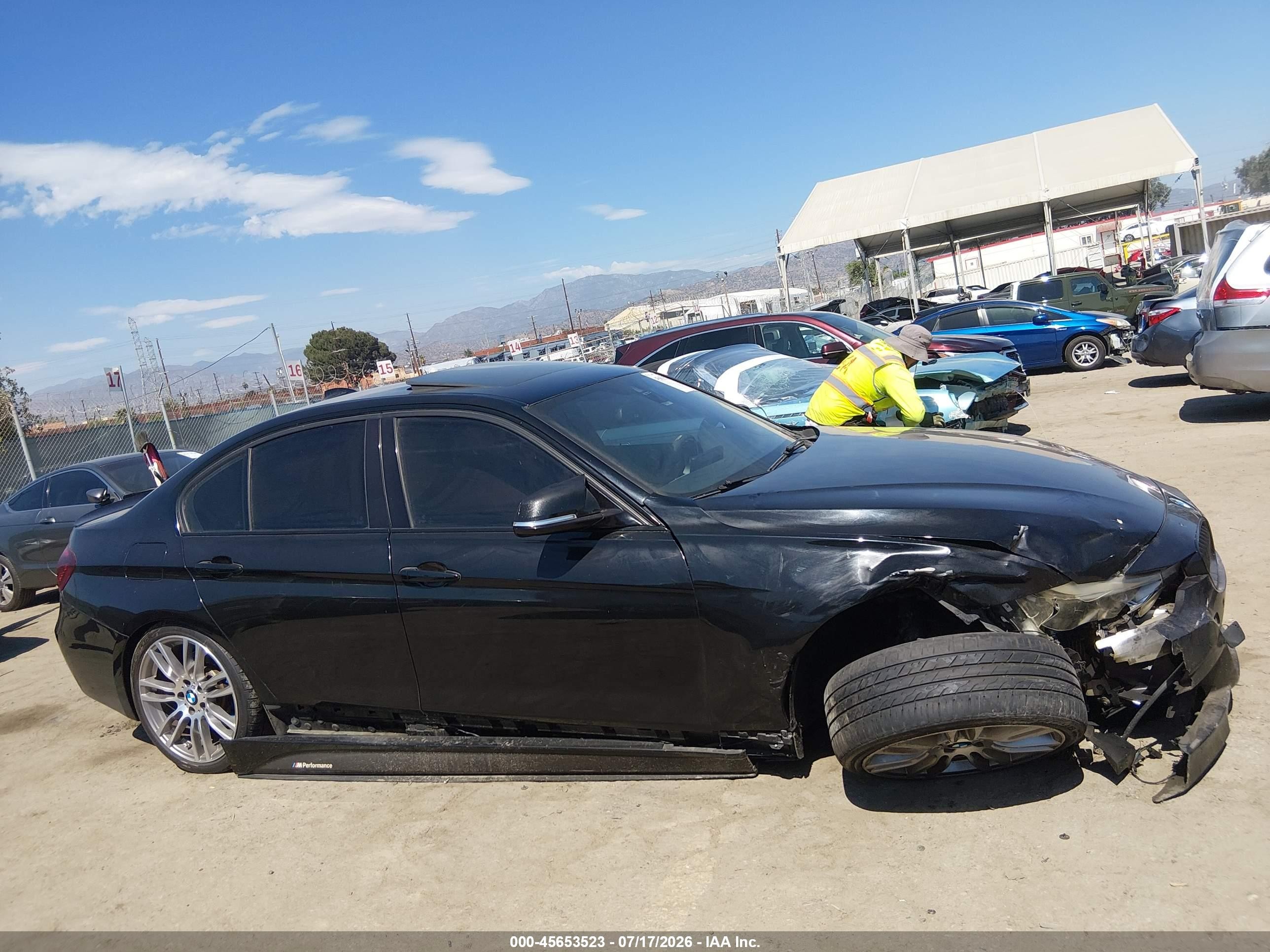 2015 Bmw 335i   Black vin: WBA3A9G54FNT09009