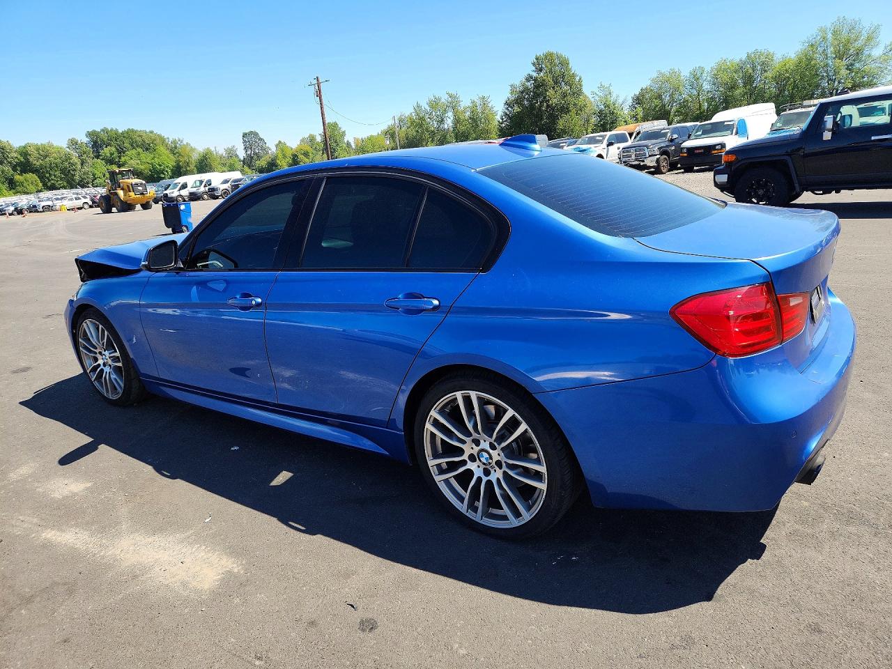 2013 Bmw 335 I Blue vin: WBA3A9G55DNP37300