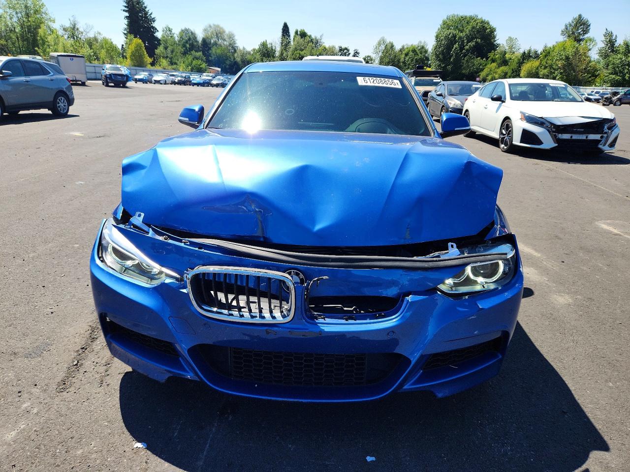 2013 Bmw 335 I Blue vin: WBA3A9G55DNP37300