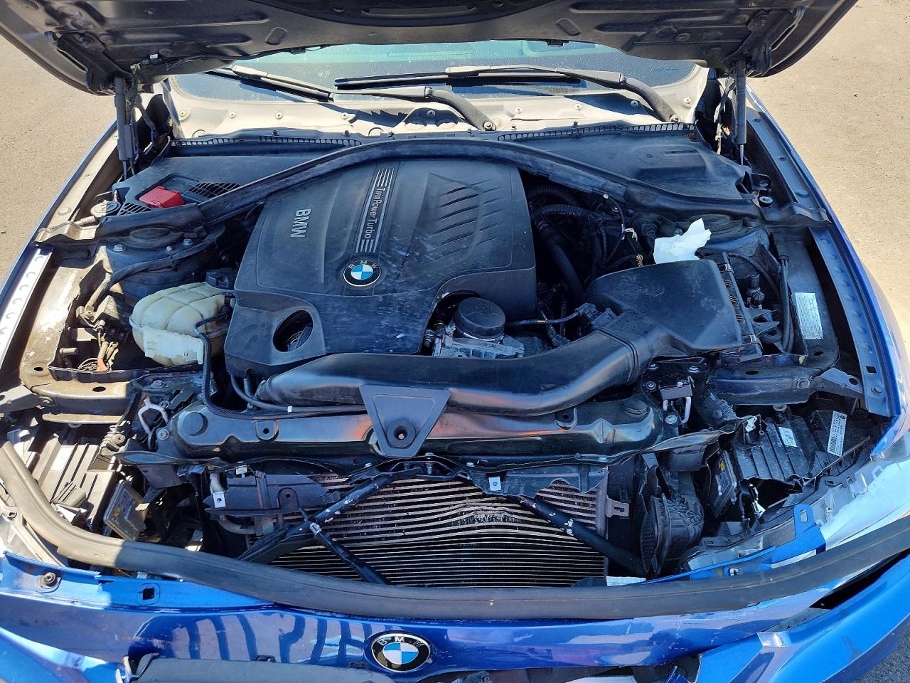 2013 Bmw 335 I Blue vin: WBA3A9G55DNP37300