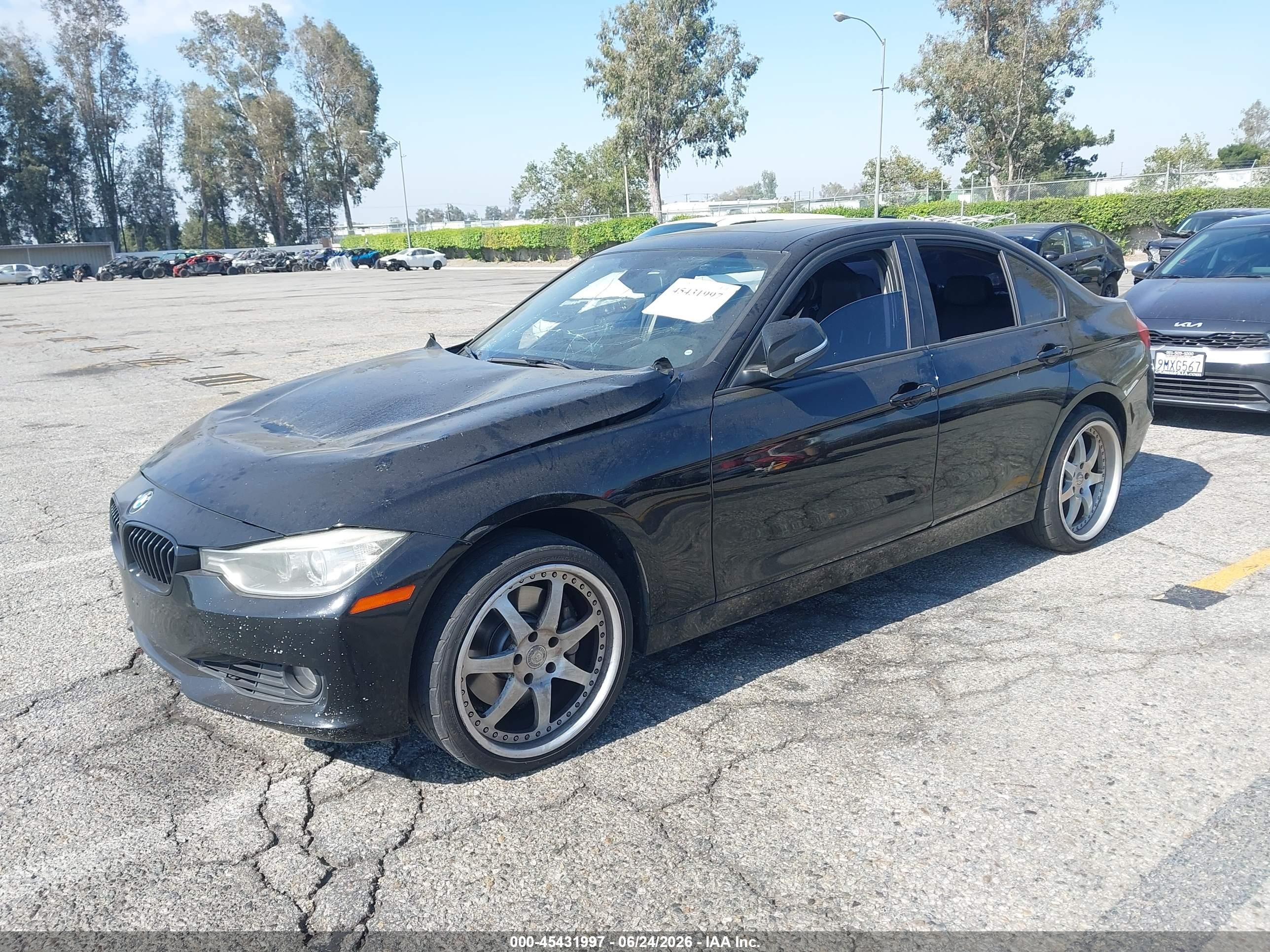 2014 Bmw 335i   Black vin: WBA3A9G55ENS64354