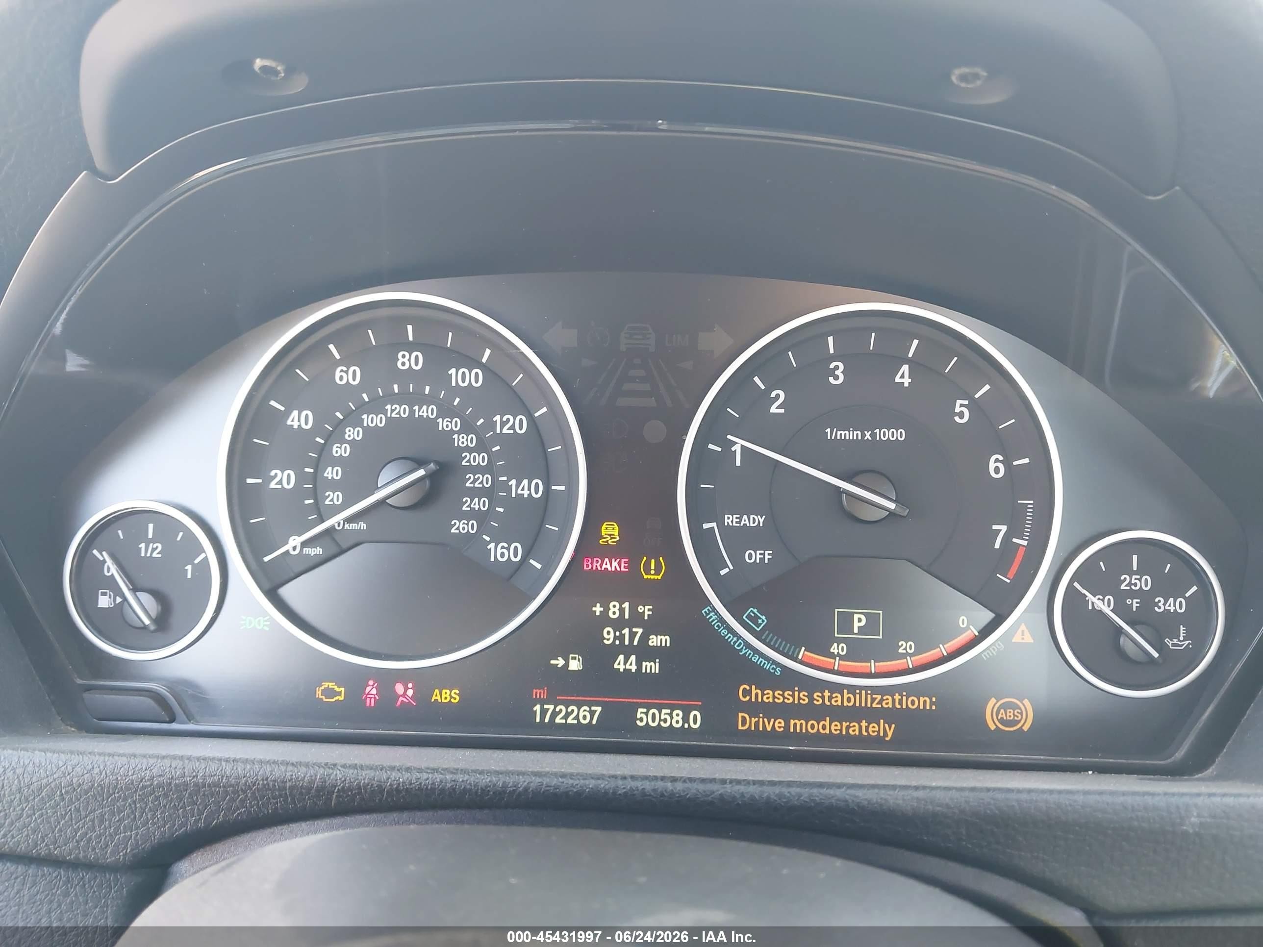 2014 Bmw 335i   Black vin: WBA3A9G55ENS64354