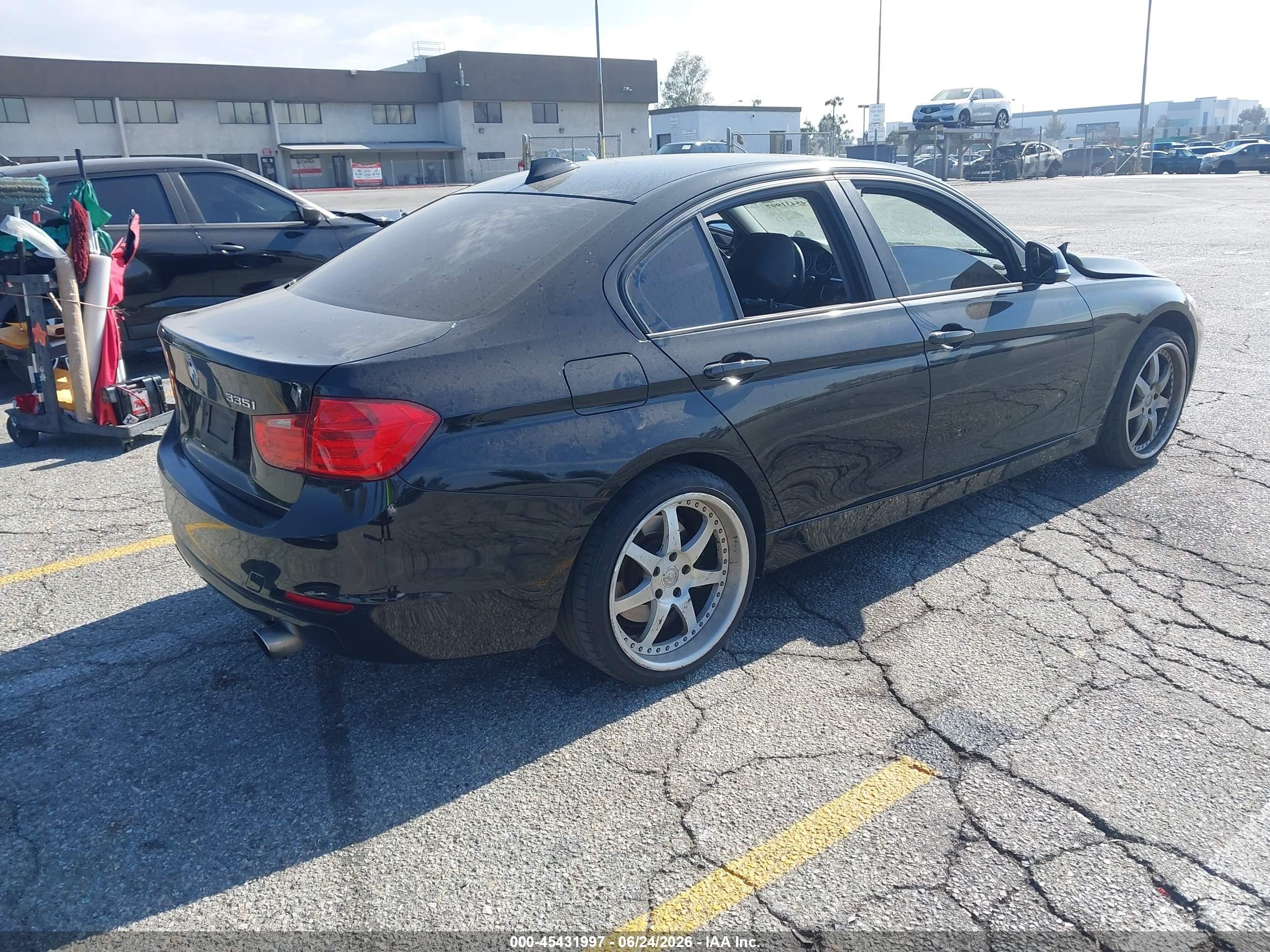2014 Bmw 335i   Black vin: WBA3A9G55ENS64354