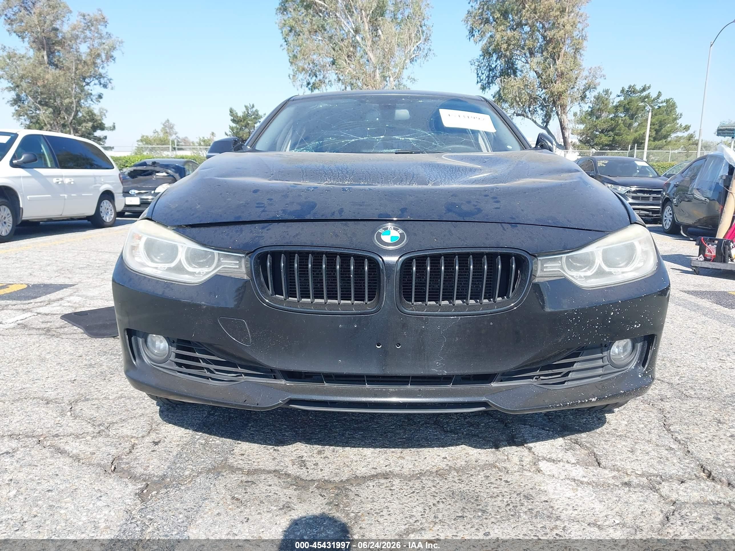 2014 Bmw 335i   Black vin: WBA3A9G55ENS64354